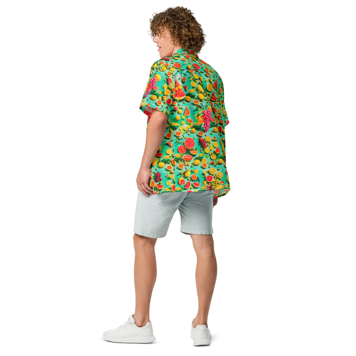 "Fresh Fruits!" #2 - Unisex-Hemd mit Knöpfen - Greek Edition =)