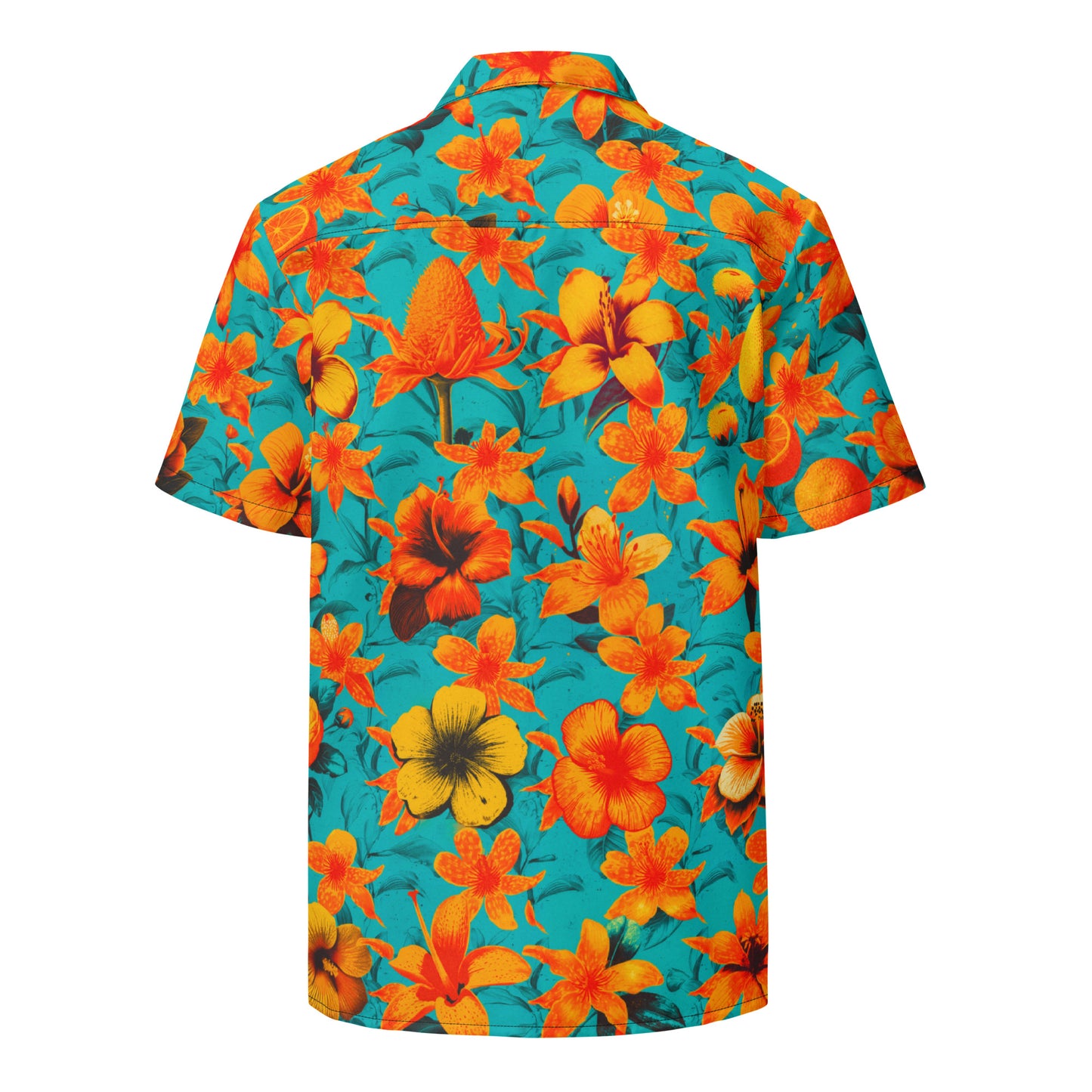 "Floral Classic" #1 - Unisex-Hemd mit Knöpfen