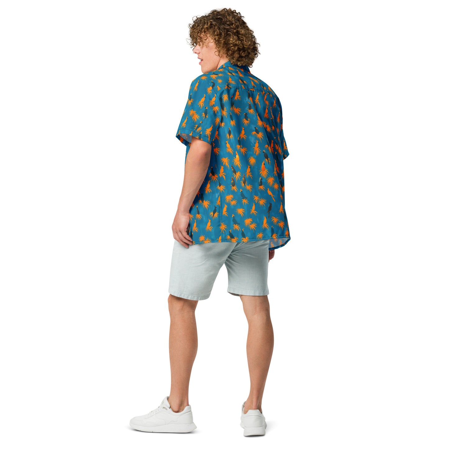 "Kakadu" #1 - Unisex-Hemd mit Knöpfen