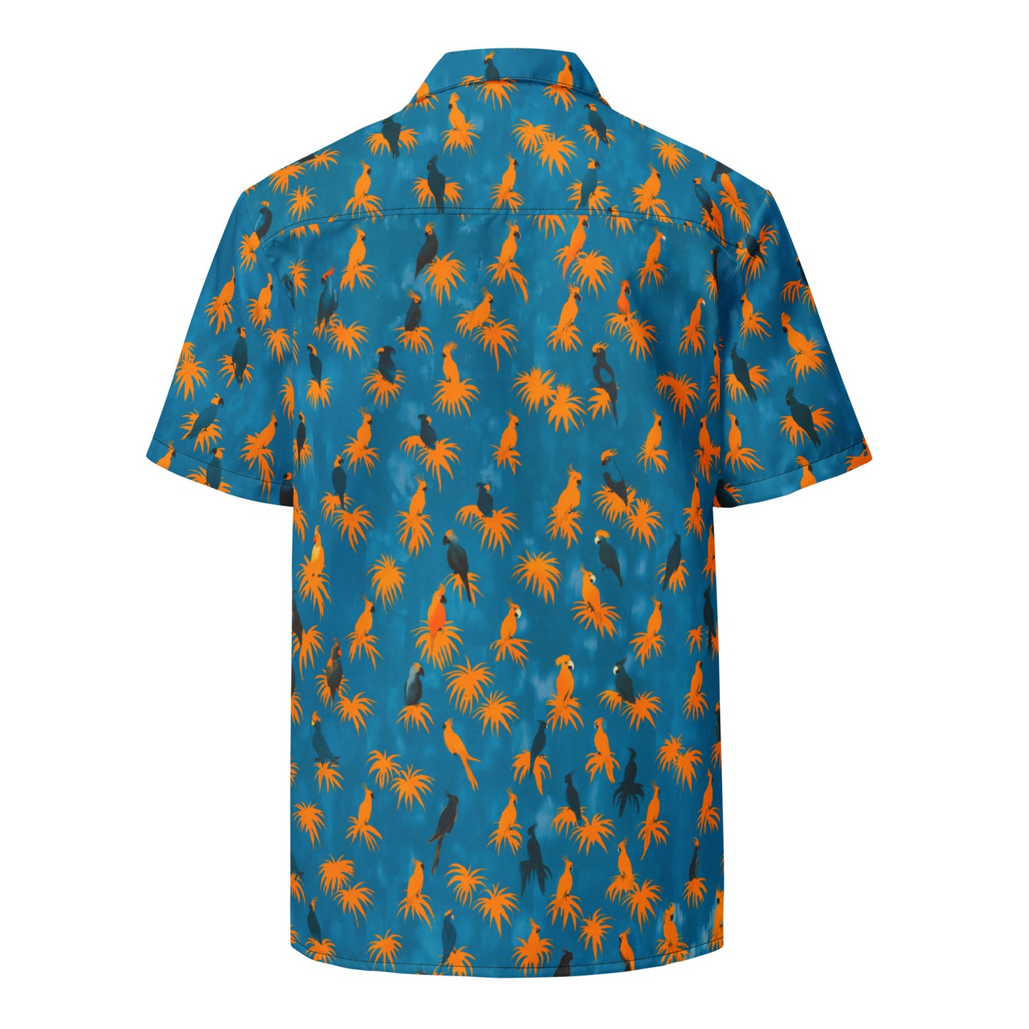"Kakadu" #1 - Unisex-Hemd mit Knöpfen