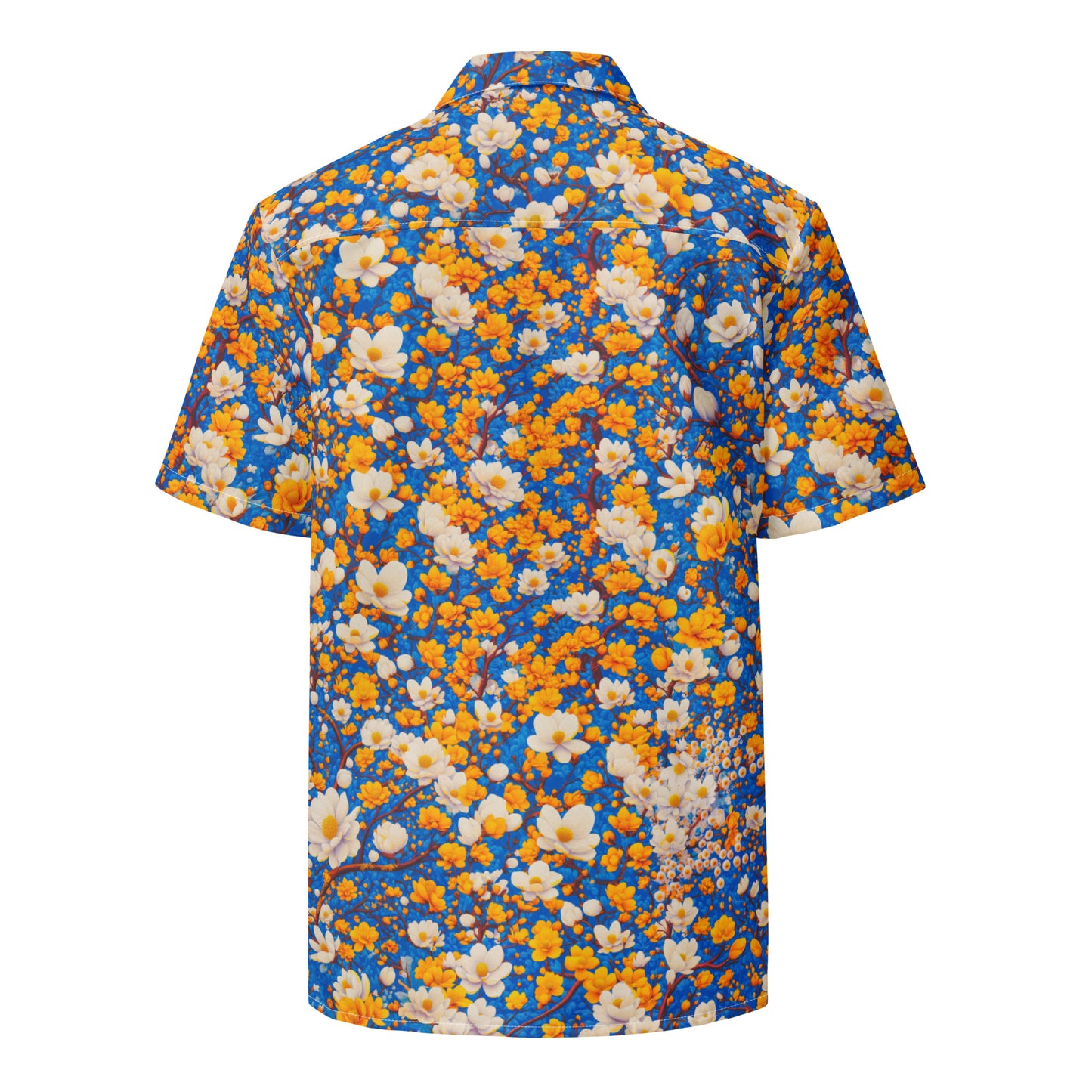 "Flowers" #1 - Unisex-Hemd mit Knöpfen
