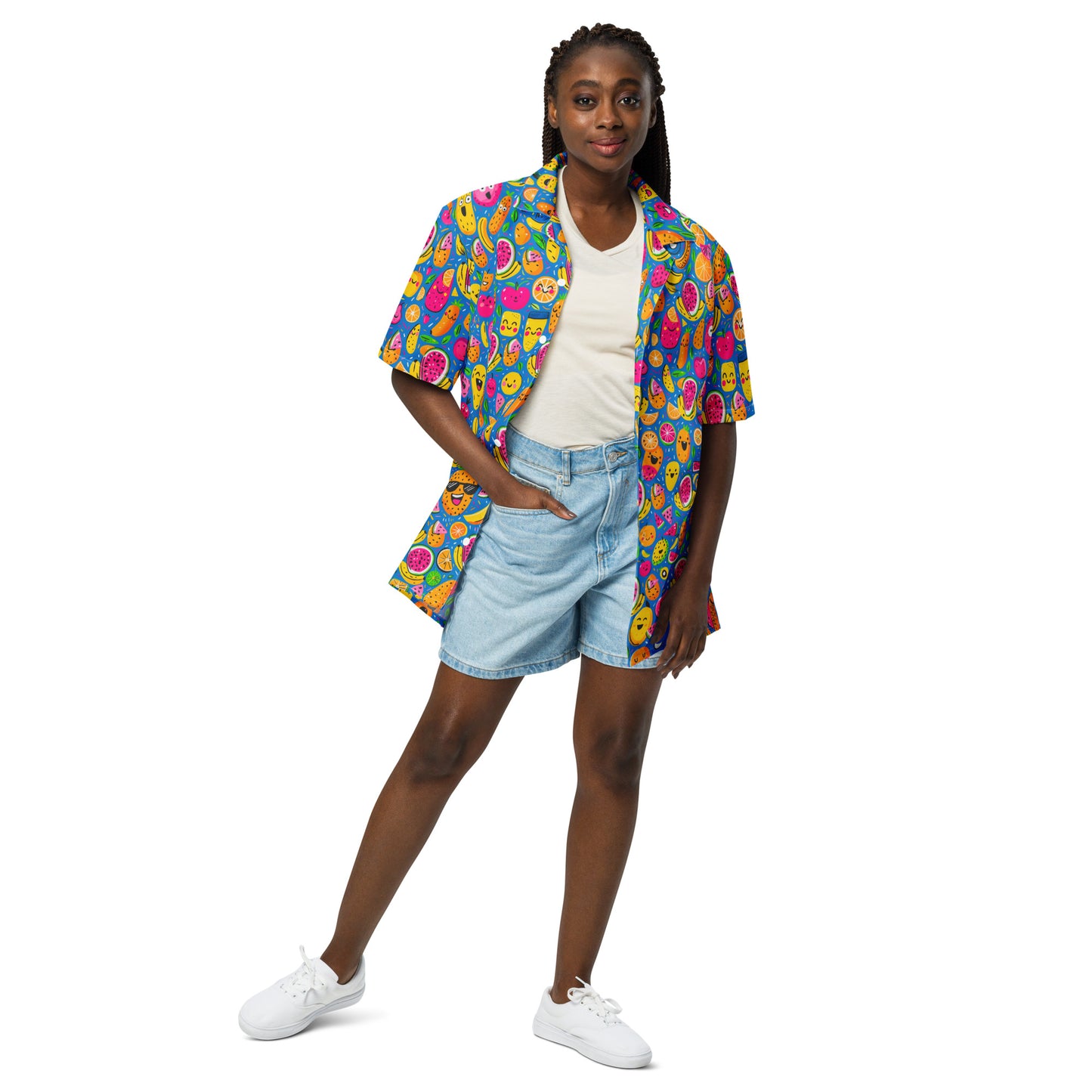 "Fresh Fruits!" #3 - Unisex-Hemd mit Knöpfen
