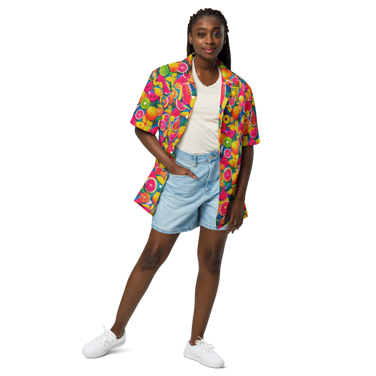 "Fresh Fruits!" #5 - Unisex-Hemd mit Knöpfen