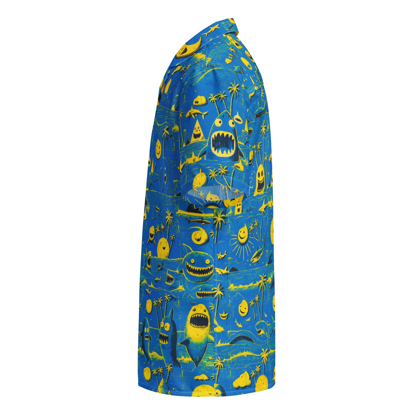 "Crazy Beach! #1" - Unisex-Hemd mit Knöpfen