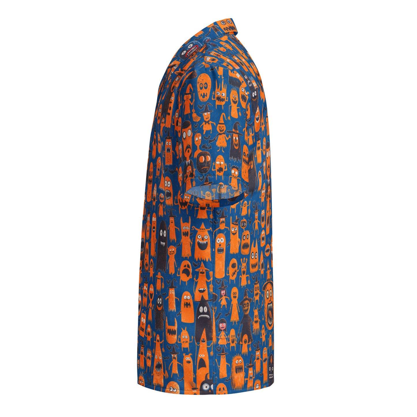 "Halloween" #2 - Unisex-Hemd mit Knöpfen