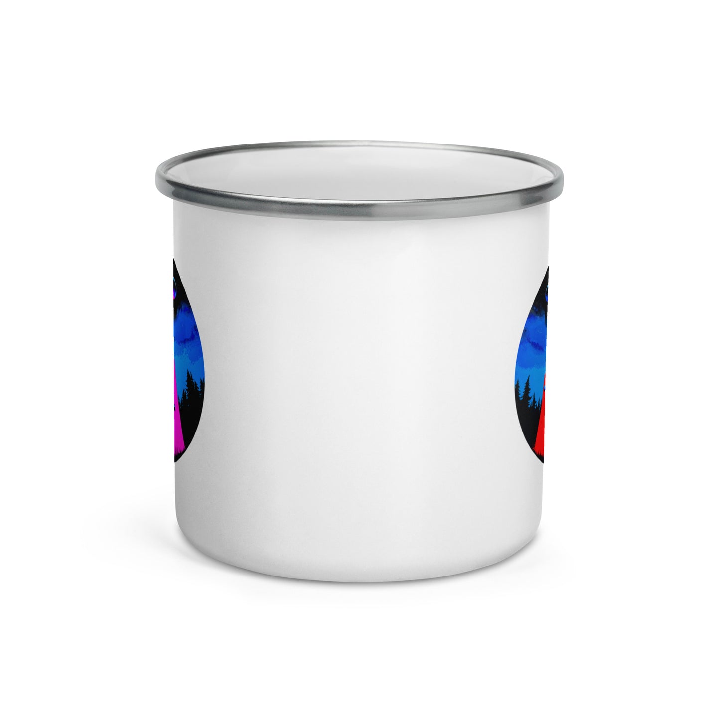 "Abducted AfD-Sleepsheep!" (Anti-AfD-Design) - Emaille-Tasse
