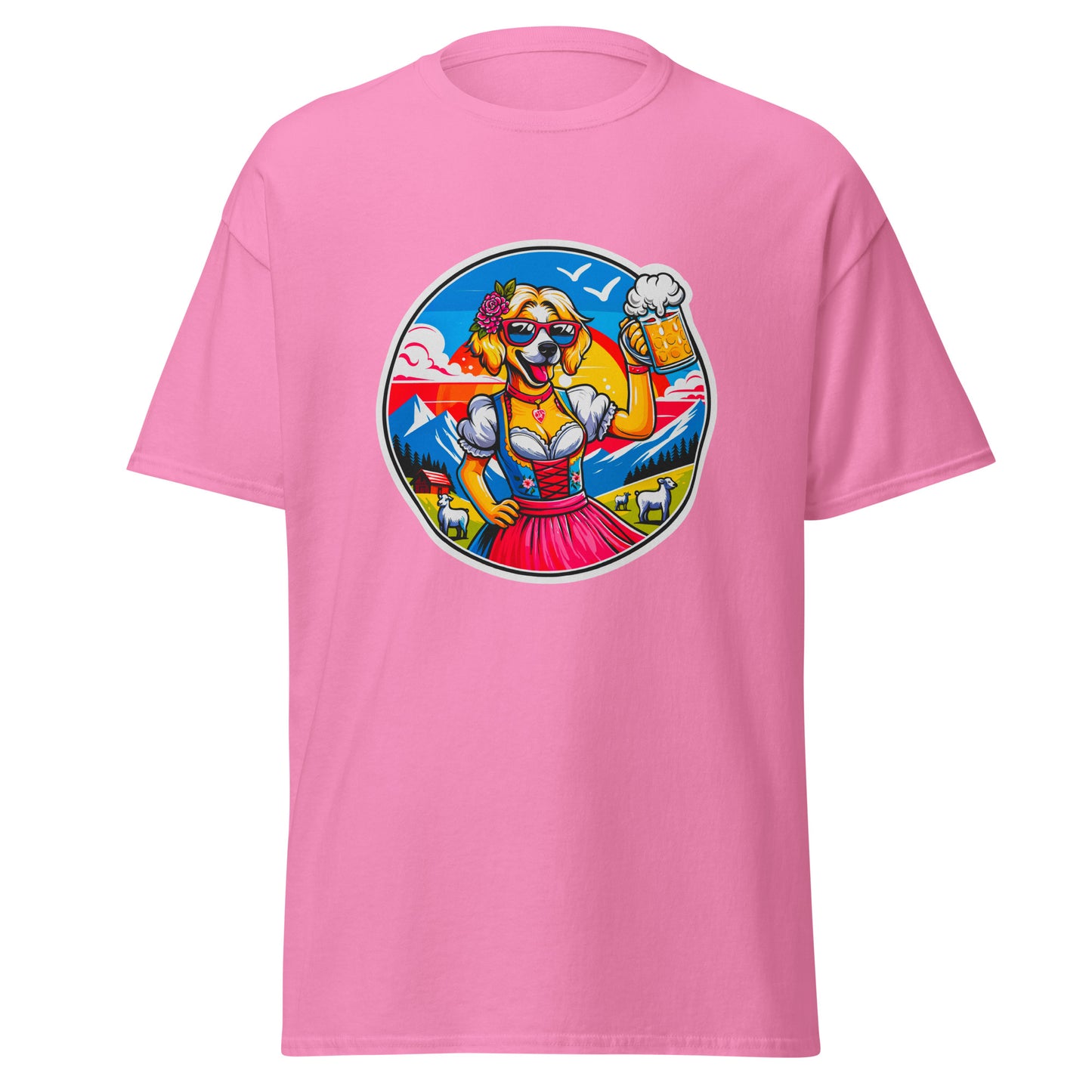 "Dogs On Vacation"-Kollektion - Blonde Havaneser (female) #2 - Klassisches Unisex-T-Shirt - 13 verschiedene Farben