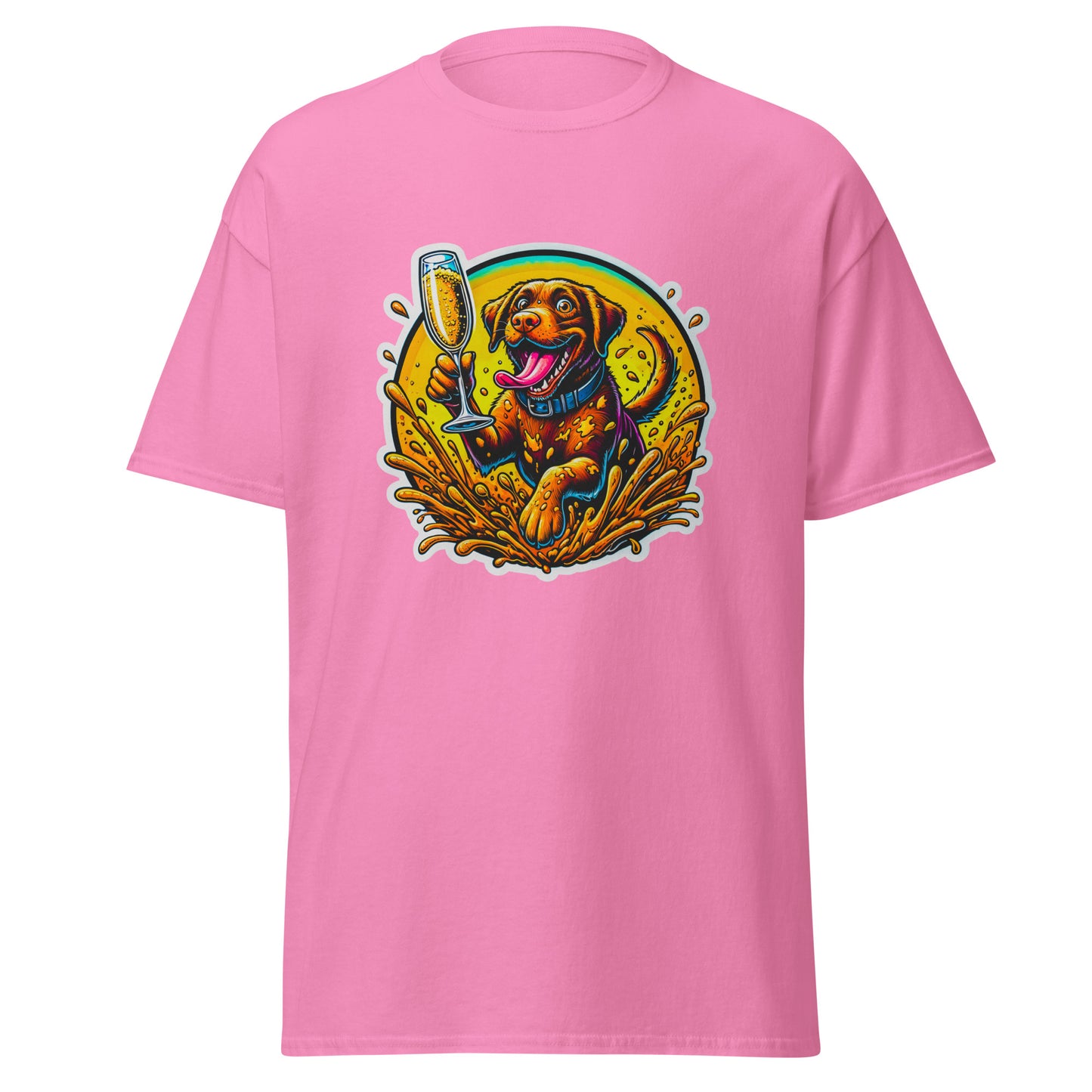 "Dogs On Vacation"-Kollektion - Brown Labbi - Klassisches Unisex-T-Shirt - 13 verschiedene Farben