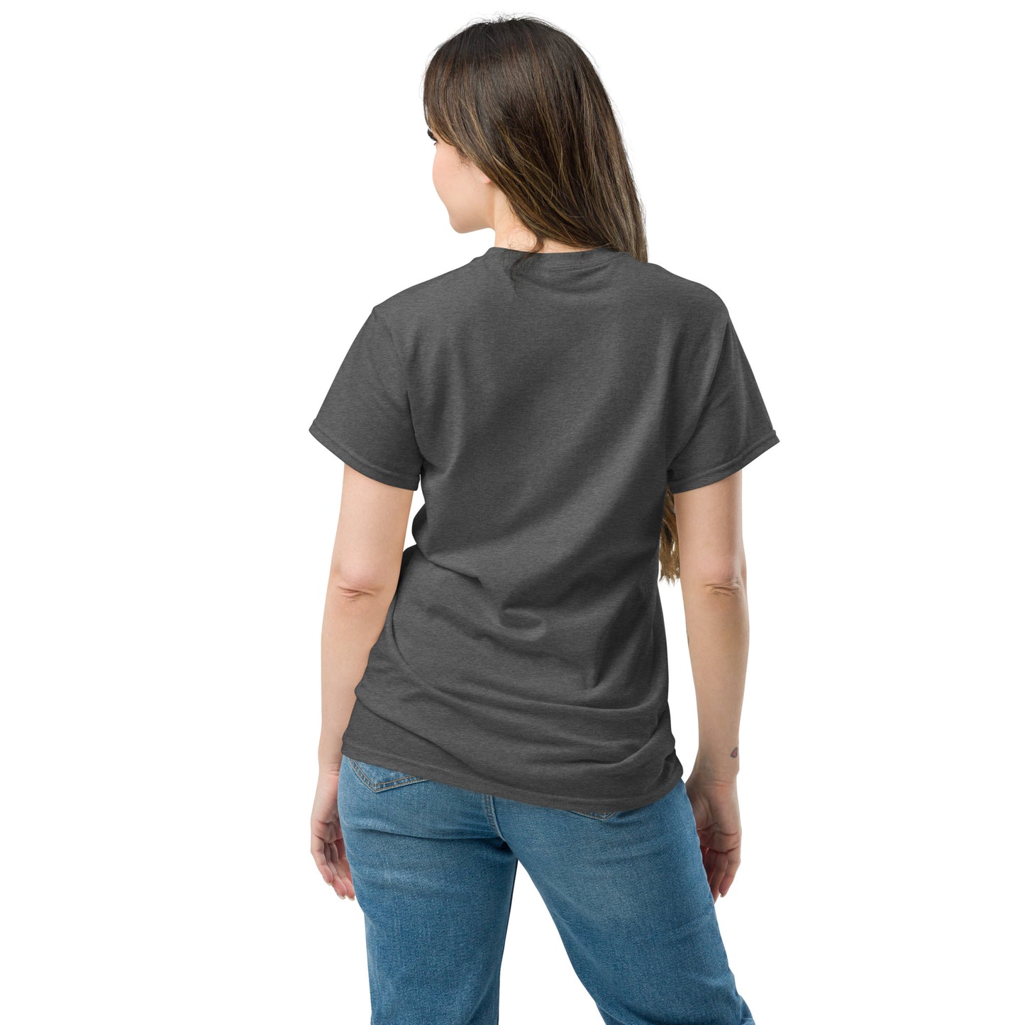 "Nom Nom Nom!!" - Klassisches Herren-T-Shirt - Dark Heather Grey (50% Polyester)