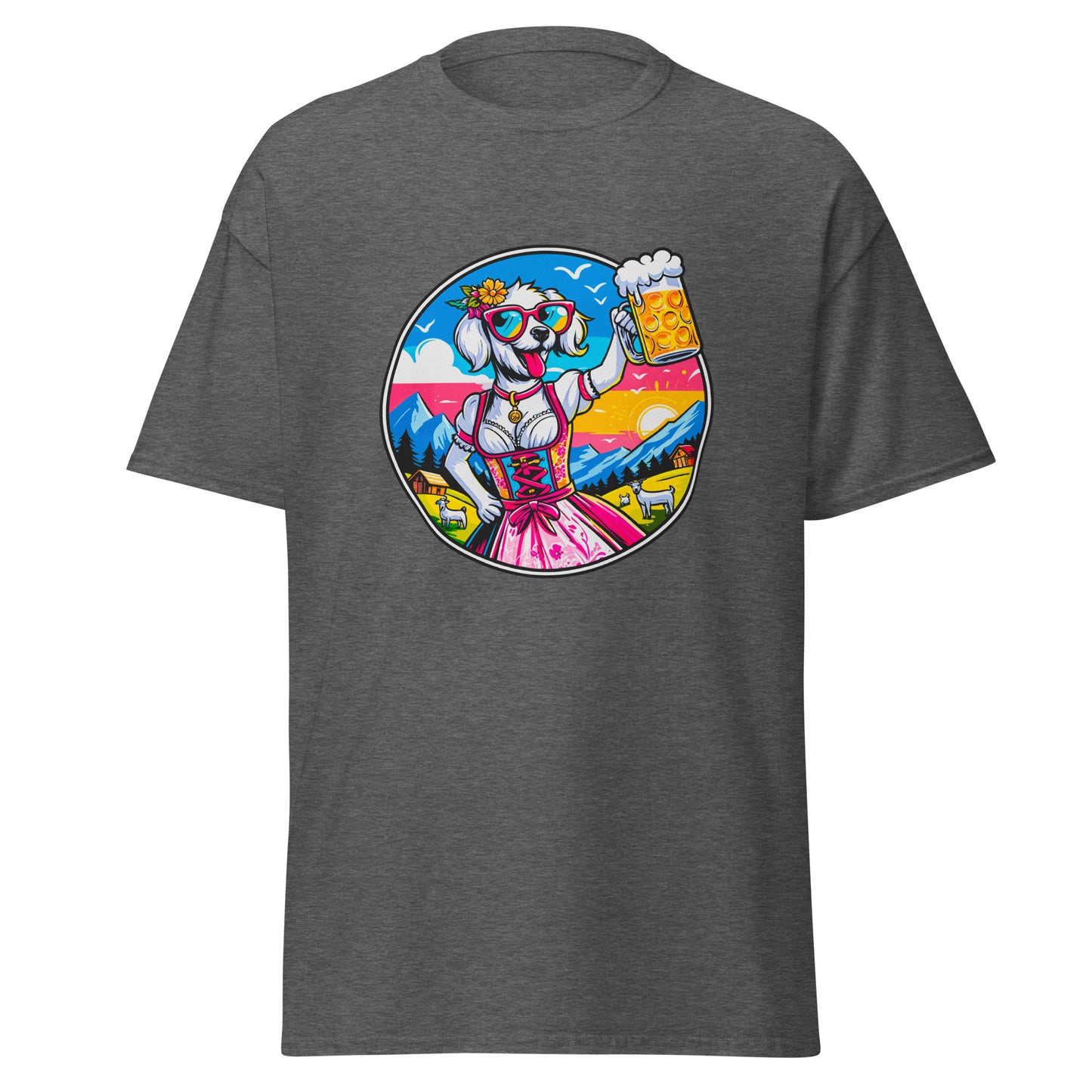 "Dogs On Vacation"-Kollektion - White Havaneser (female) - Klassisches Unisex-T-Shirt - 13 verschiedene Farben