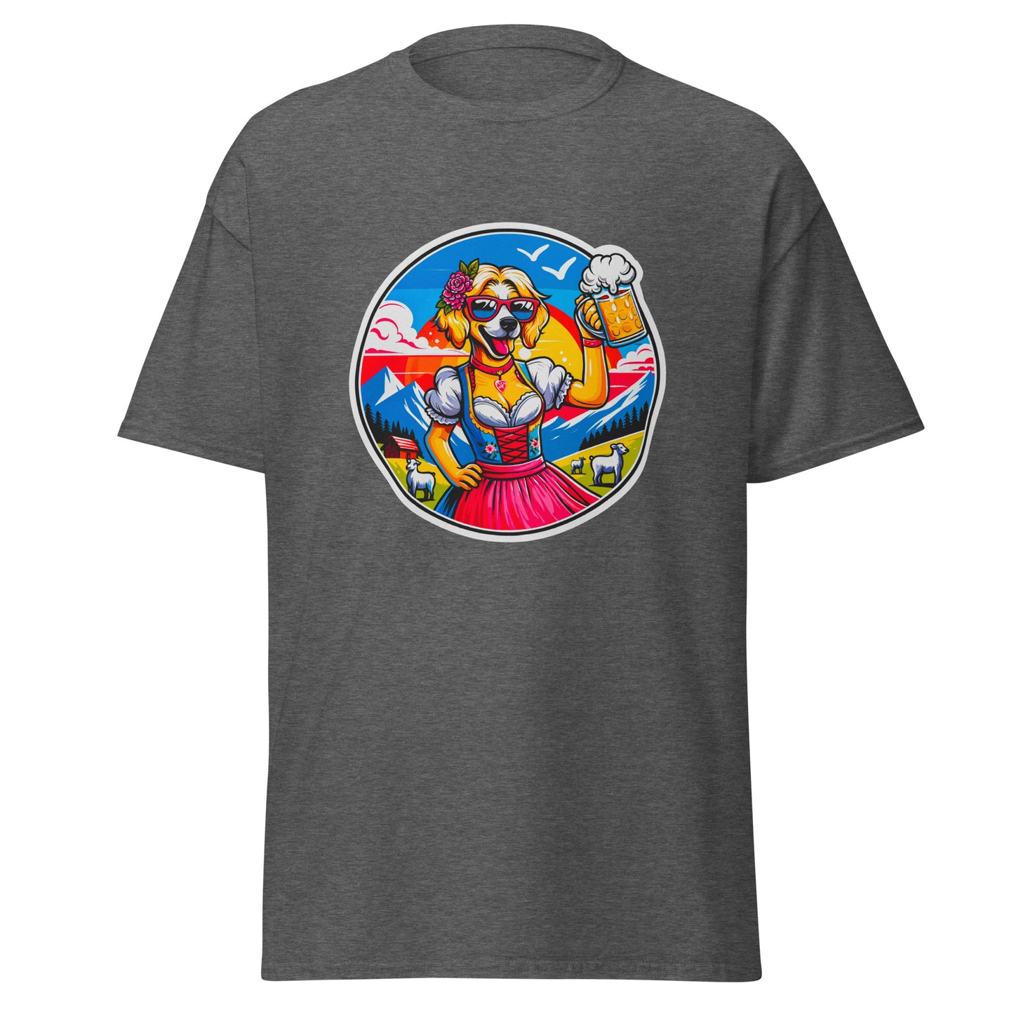 "Dogs On Vacation"-Kollektion - Blonde Havaneser (female) #2 - Klassisches Unisex-T-Shirt - 13 verschiedene Farben