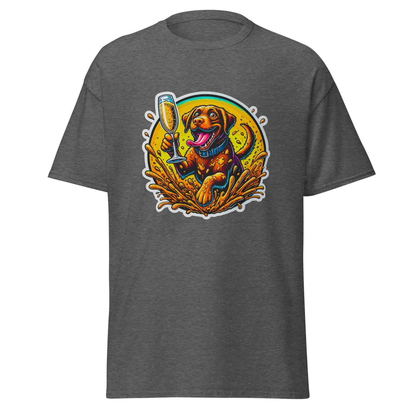 "Dogs On Vacation"-Kollektion - Brown Labbi - Klassisches Unisex-T-Shirt - 13 verschiedene Farben