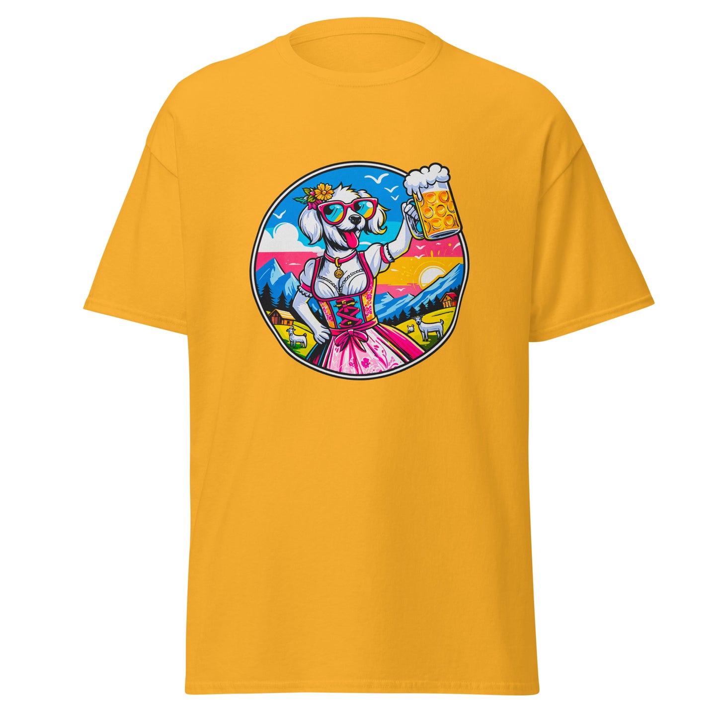 "Dogs On Vacation"-Kollektion - White Havaneser (female) - Klassisches Unisex-T-Shirt - 13 verschiedene Farben