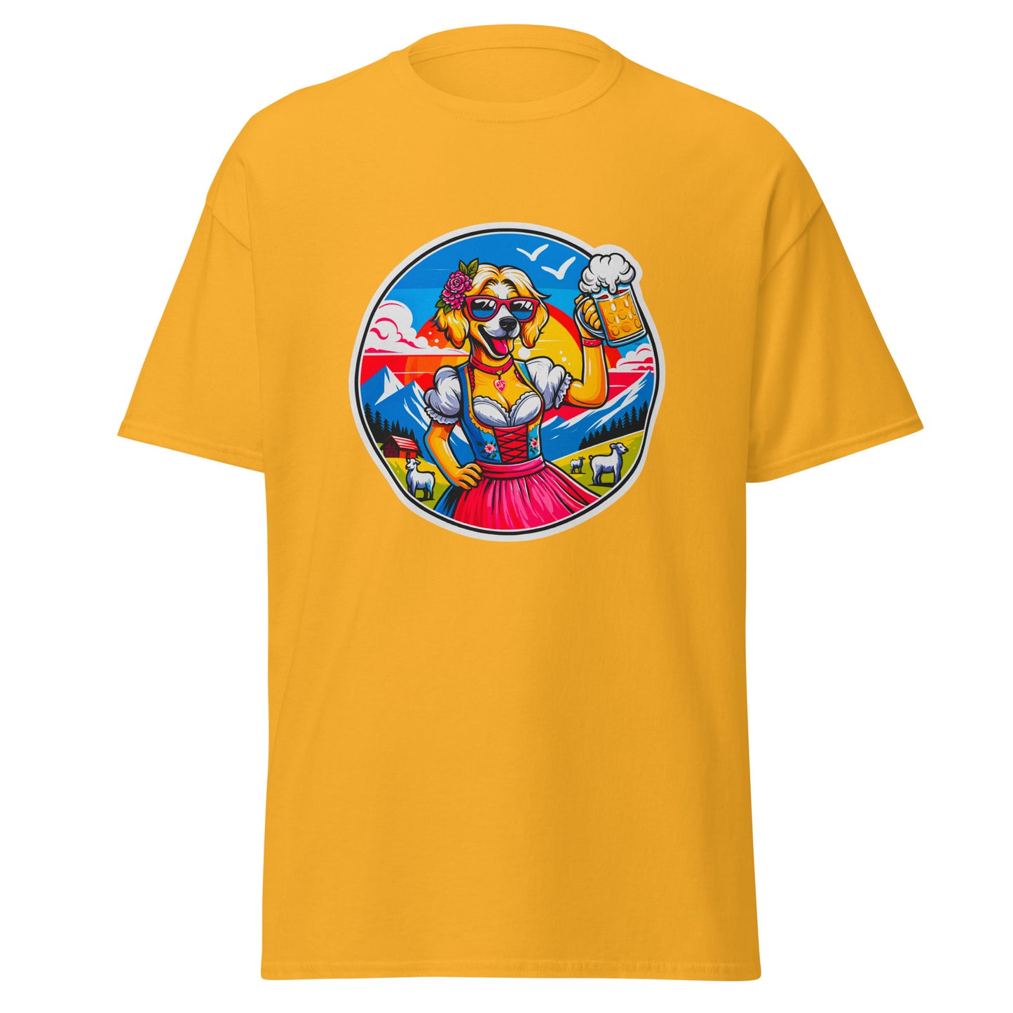 "Dogs On Vacation"-Kollektion - Blonde Havaneser (female) #2 - Klassisches Unisex-T-Shirt - 13 verschiedene Farben