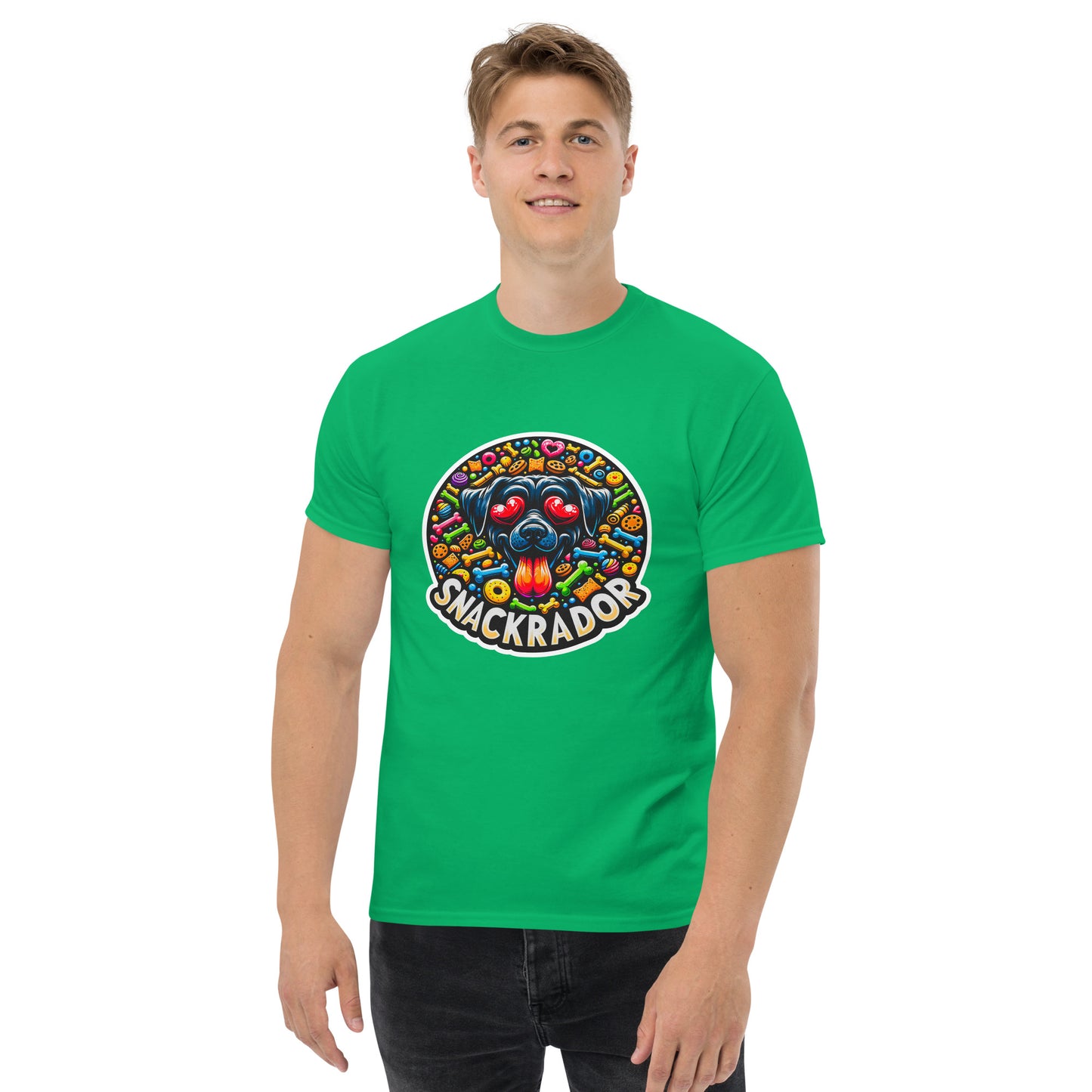 "Snackrador!" - Klassisches Unisex-T-Shirt - Grün