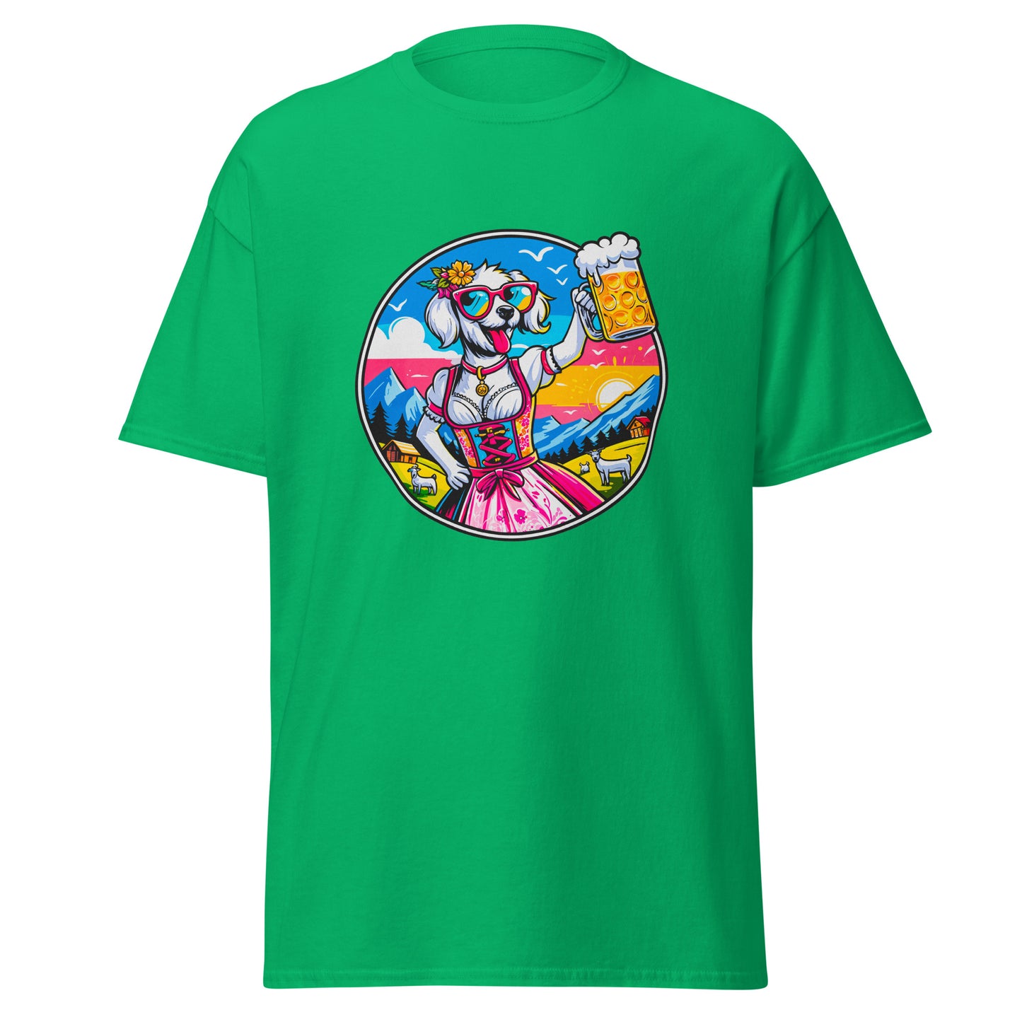 "Dogs On Vacation"-Kollektion - White Havaneser (female) - Klassisches Unisex-T-Shirt - 13 verschiedene Farben