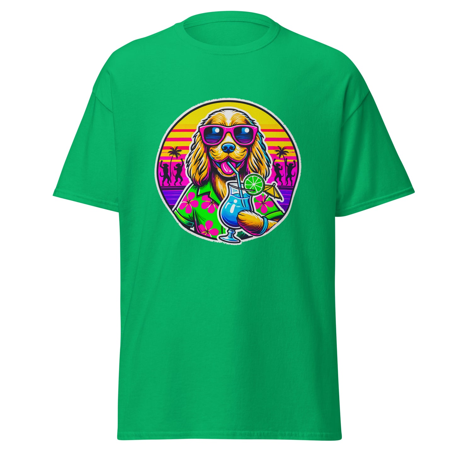 "Dogs On Vacation"-Kollektion - Cocker-Spaniel - Klassisches Unisex-T-Shirt - 13 verschiedene Farben