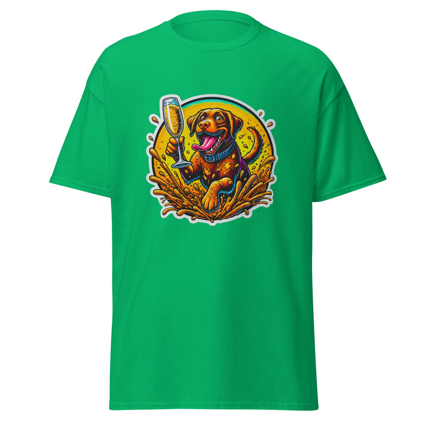 "Dogs On Vacation"-Kollektion - Brown Labbi - Klassisches Unisex-T-Shirt - 13 verschiedene Farben