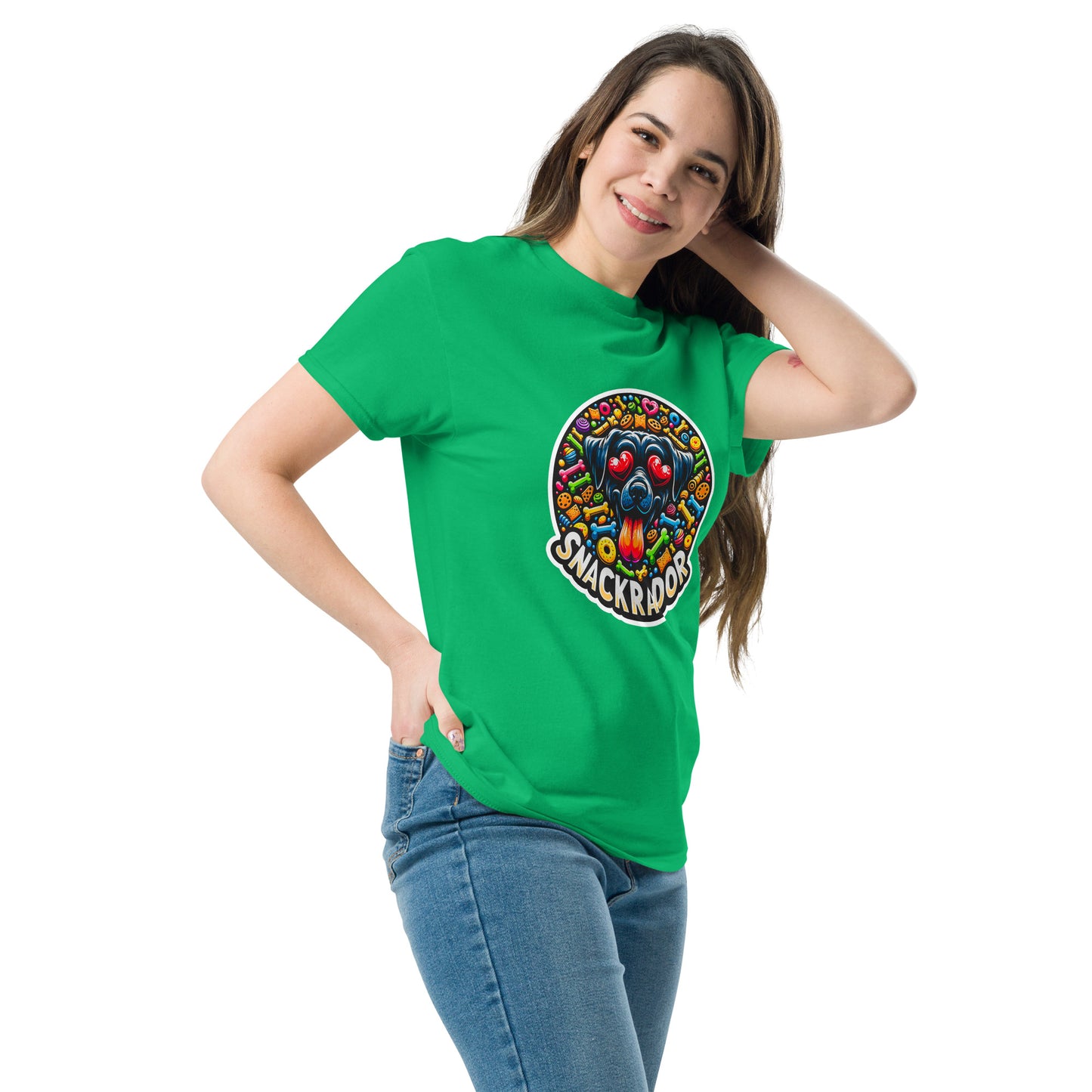 "Snackrador!" - Klassisches Unisex-T-Shirt - Grün