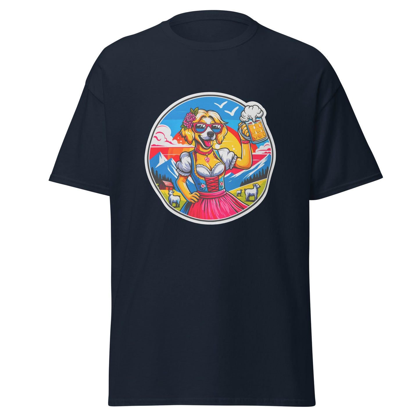 "Dogs On Vacation"-Kollektion - Blonde Havaneser (female) #2 - Klassisches Unisex-T-Shirt - 13 verschiedene Farben