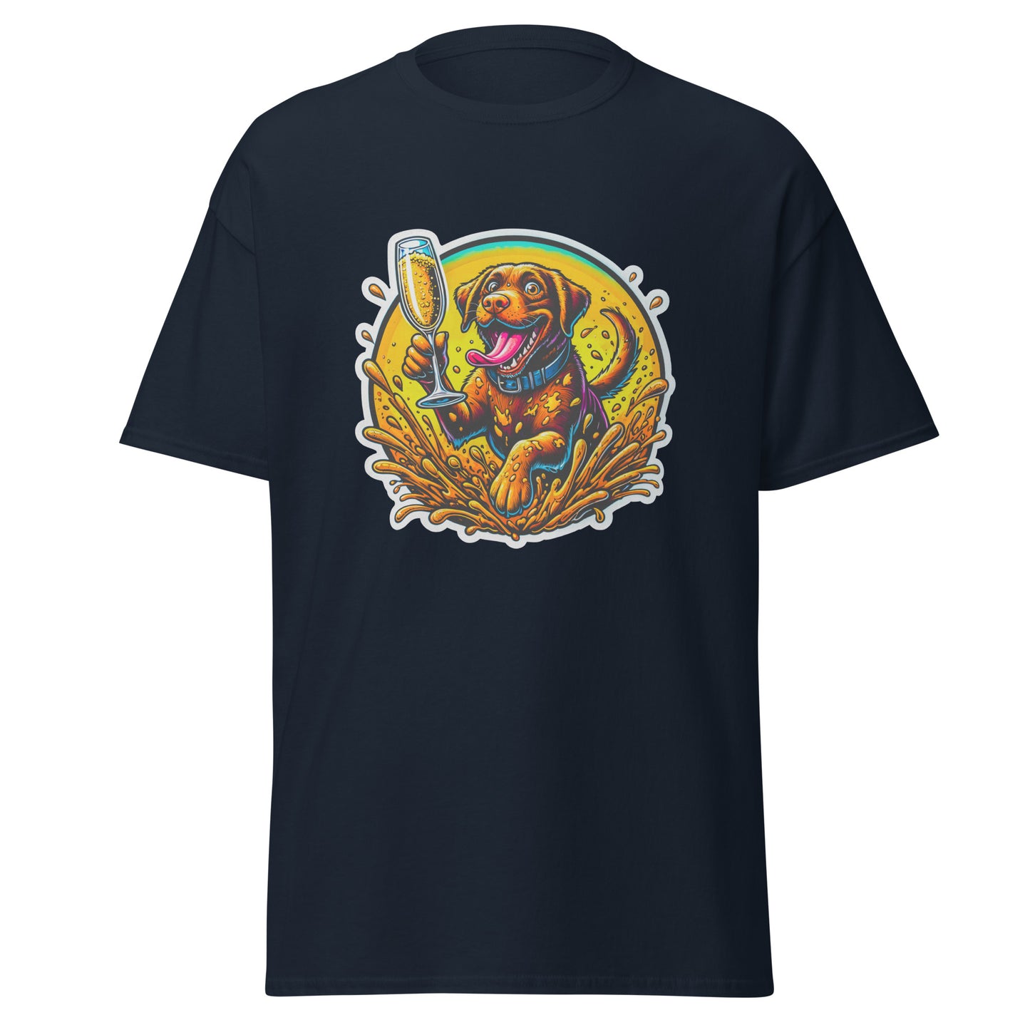 "Dogs On Vacation"-Kollektion - Brown Labbi - Klassisches Unisex-T-Shirt - 13 verschiedene Farben