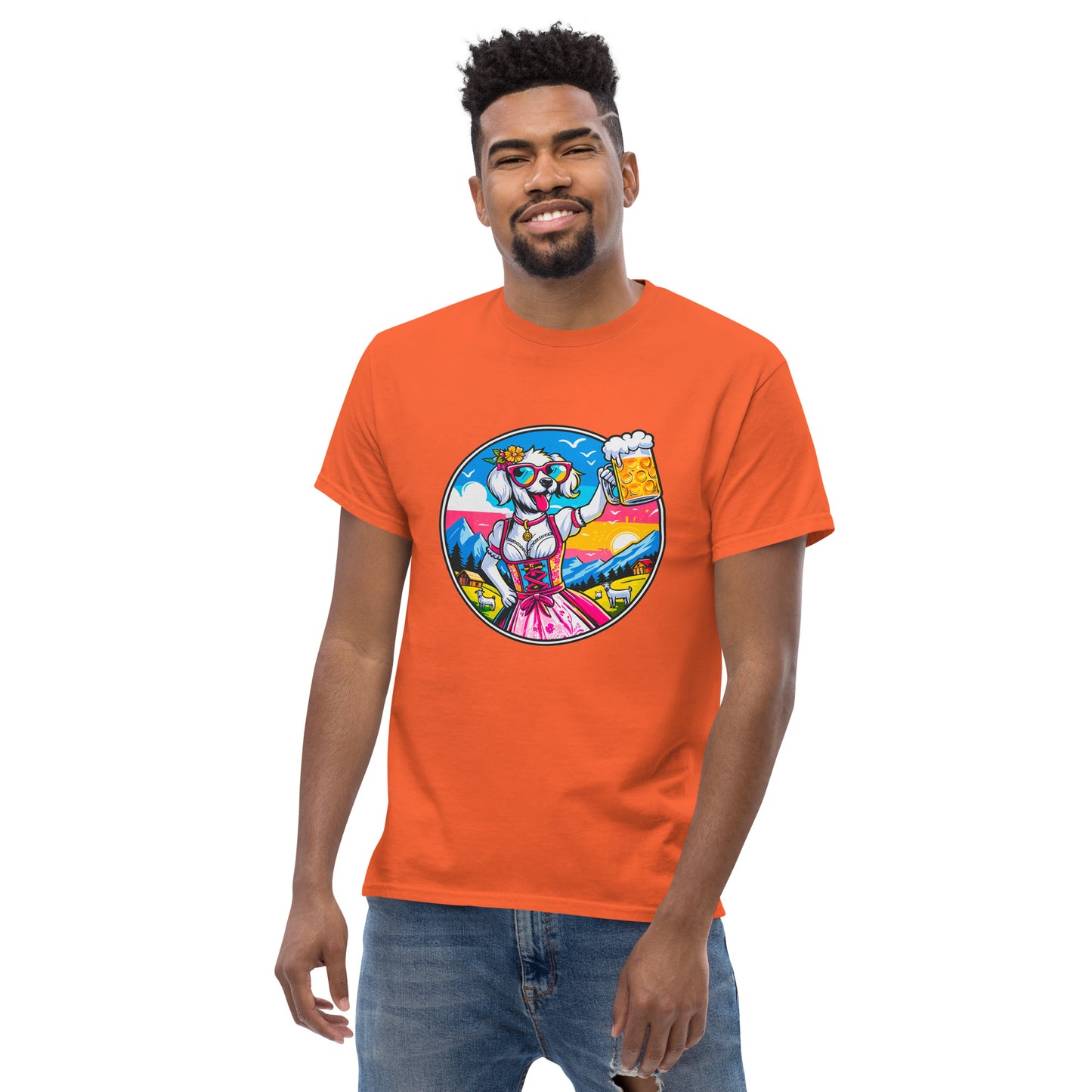"Dogs On Vacation"-Kollektion - White Havaneser (female) - Klassisches Unisex-T-Shirt - 13 verschiedene Farben
