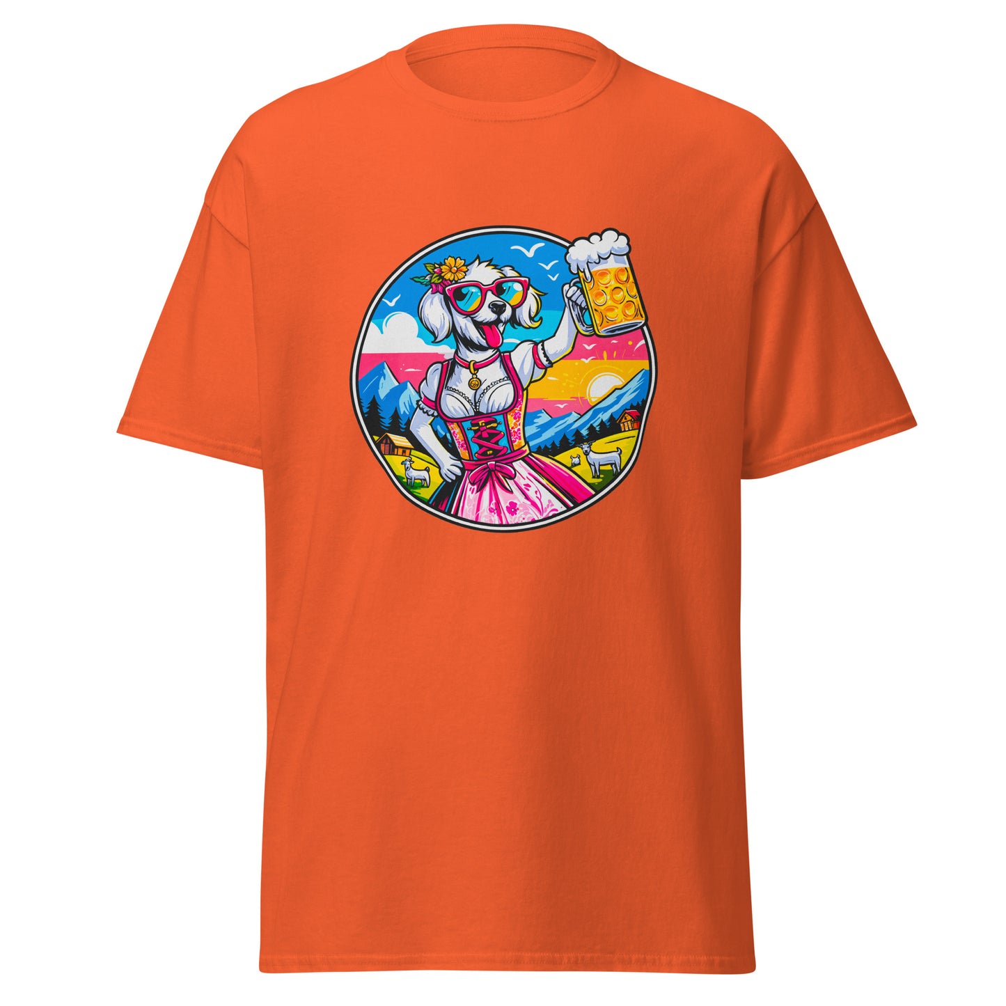 "Dogs On Vacation"-Kollektion - White Havaneser (female) - Klassisches Unisex-T-Shirt - 13 verschiedene Farben