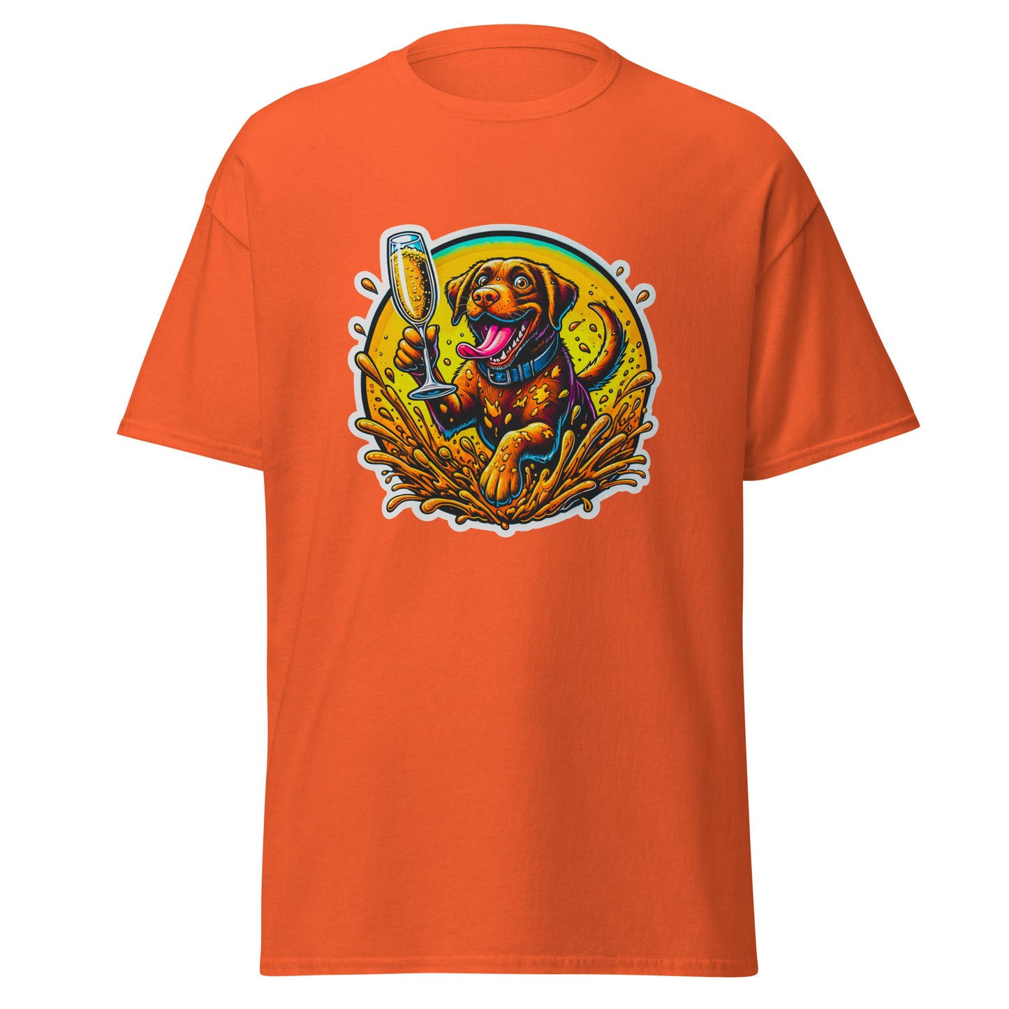 "Dogs On Vacation"-Kollektion - Brown Labbi - Klassisches Unisex-T-Shirt - 13 verschiedene Farben