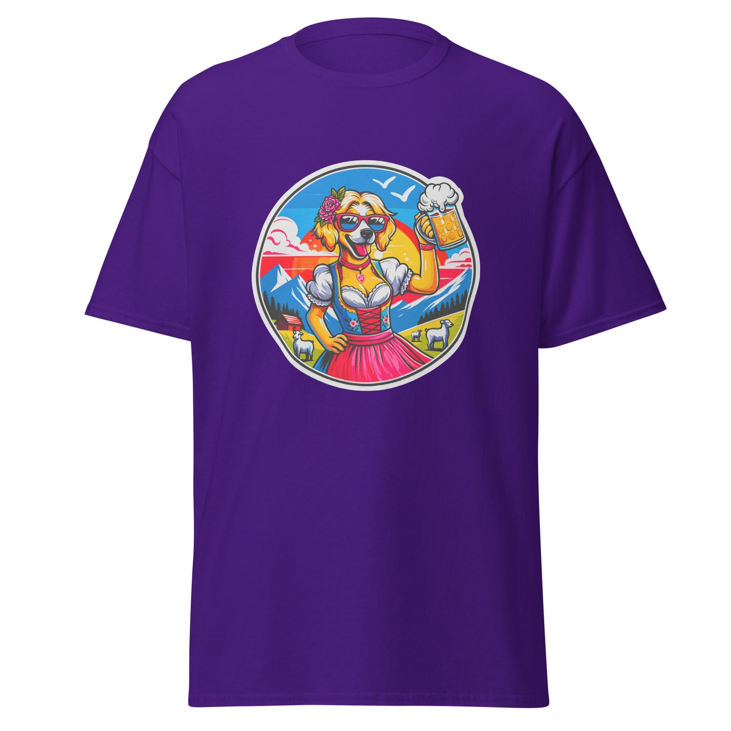 "Dogs On Vacation"-Kollektion - Blonde Havaneser (female) #2 - Klassisches Unisex-T-Shirt - 13 verschiedene Farben