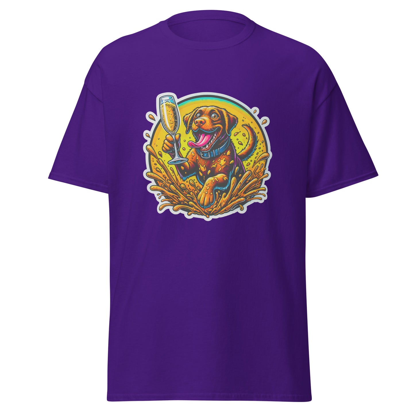 "Dogs On Vacation"-Kollektion - Brown Labbi - Klassisches Unisex-T-Shirt - 13 verschiedene Farben