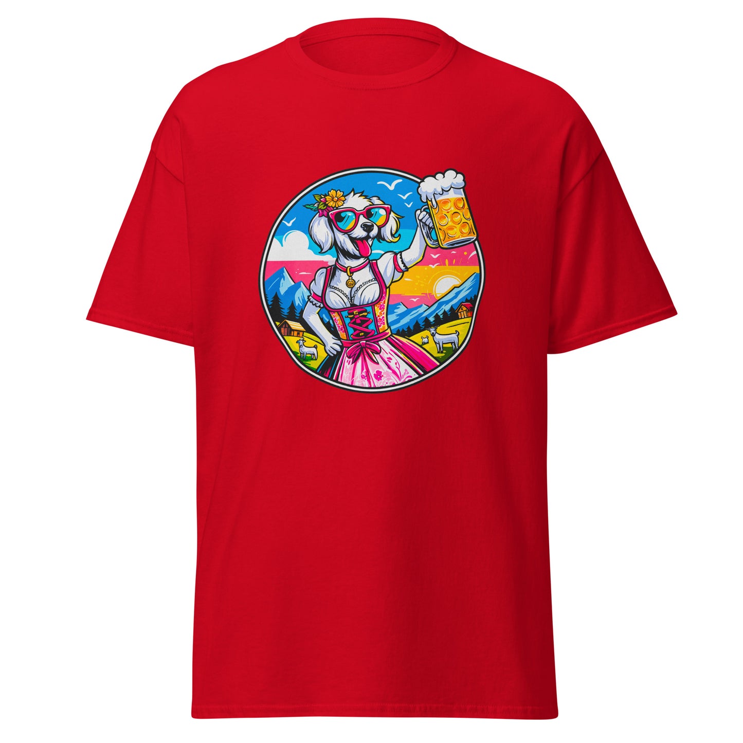 "Dogs On Vacation"-Kollektion - White Havaneser (female) - Klassisches Unisex-T-Shirt - 13 verschiedene Farben