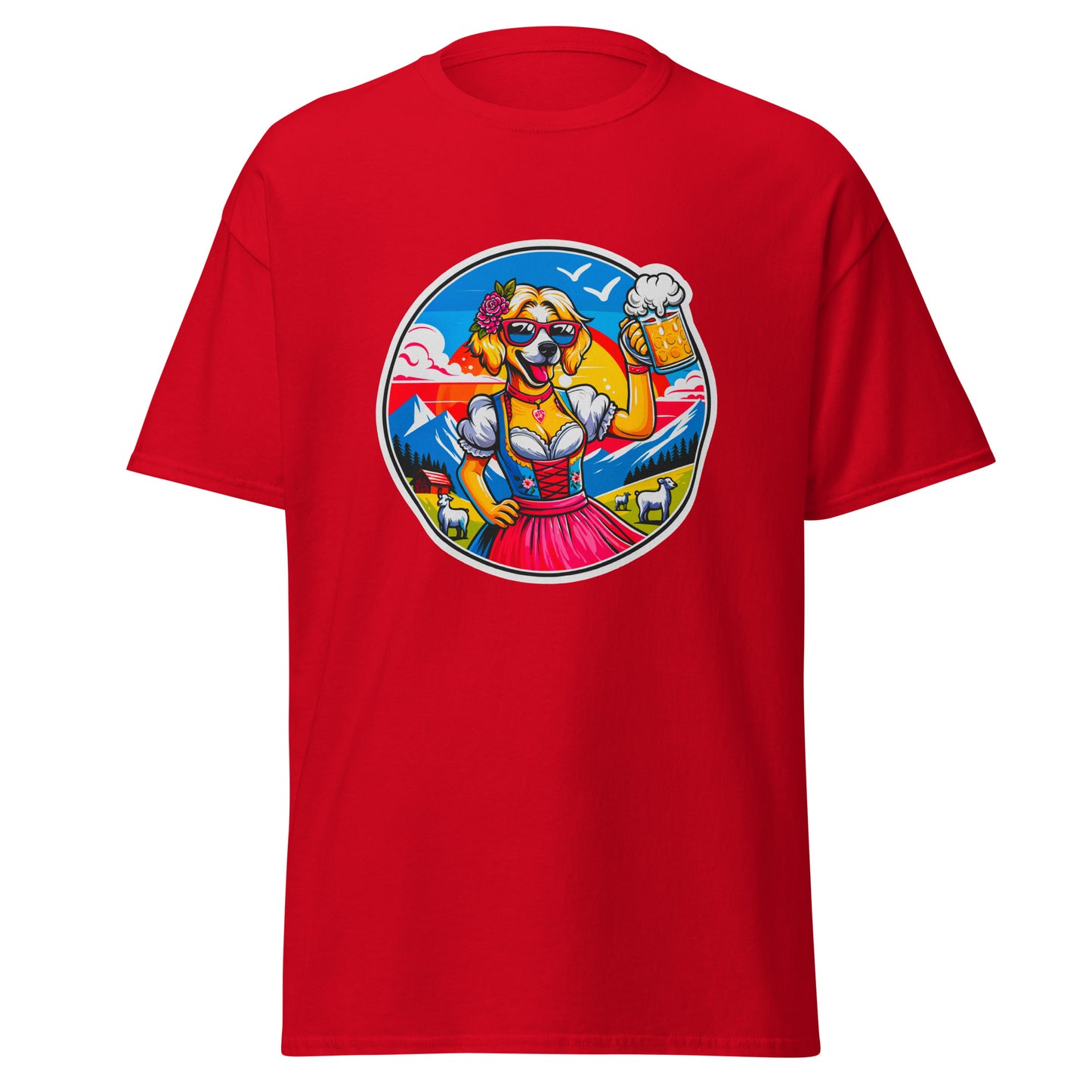 "Dogs On Vacation"-Kollektion - Blonde Havaneser (female) #2 - Klassisches Unisex-T-Shirt - 13 verschiedene Farben