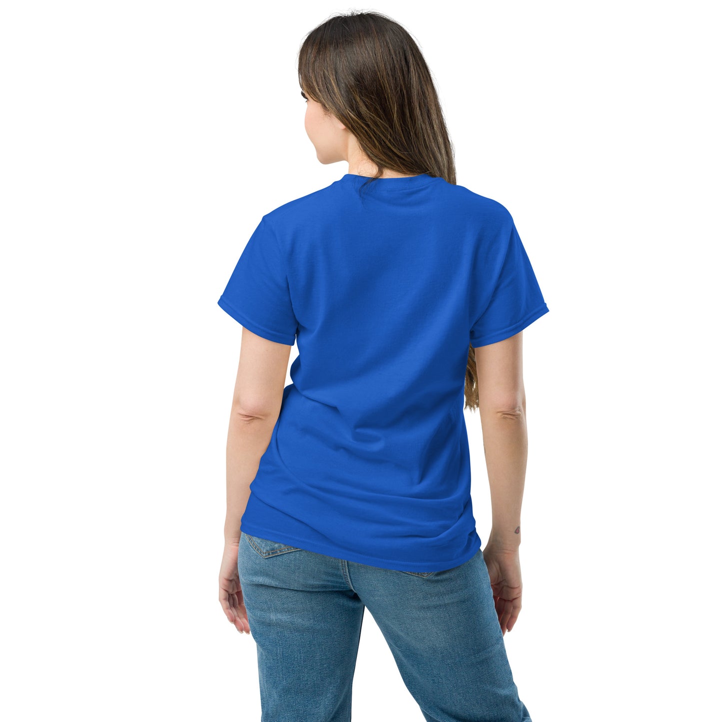 "AI & Art => Ying & Yang" - Klassisches Unisex-T-Shirt - Royal