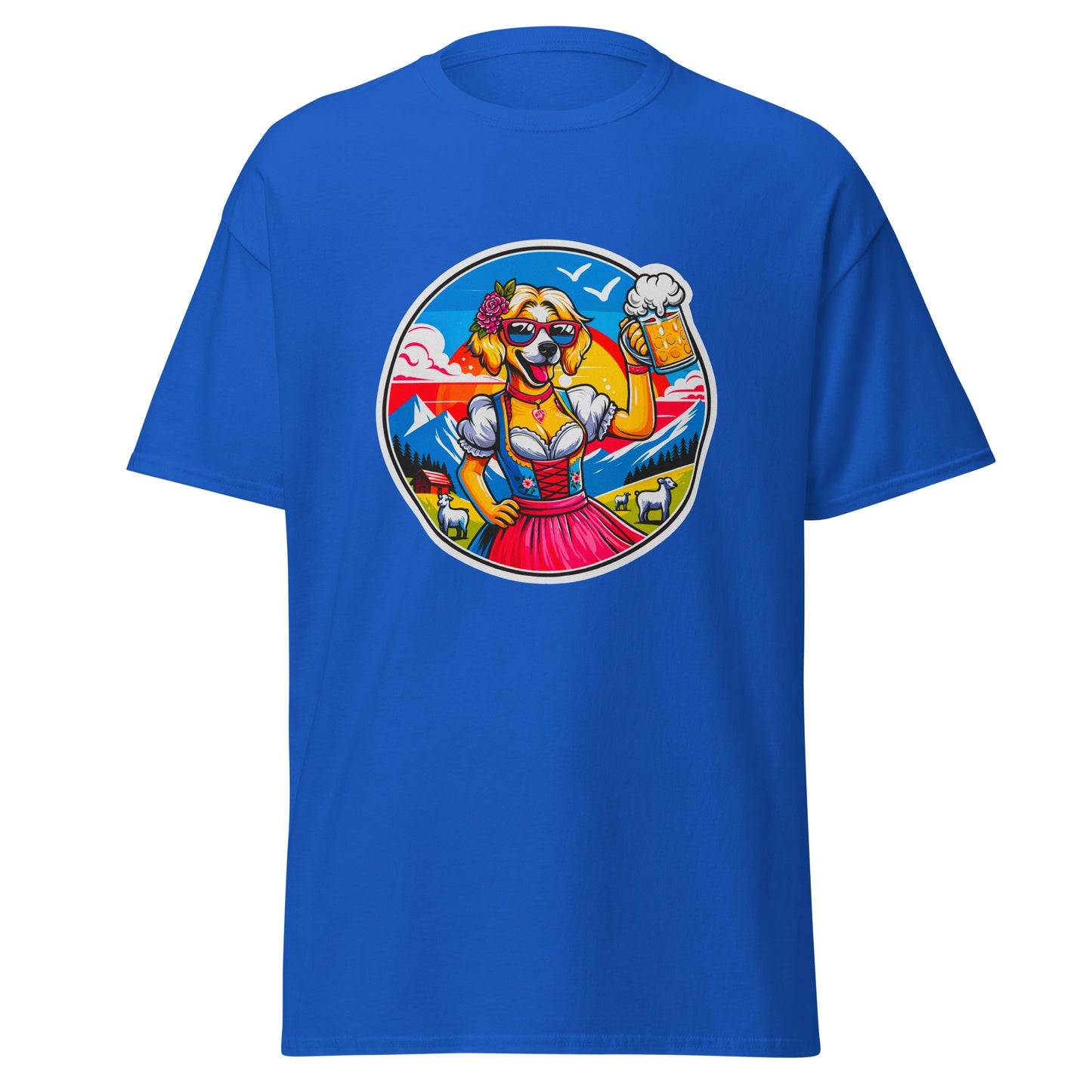 "Dogs On Vacation"-Kollektion - Blonde Havaneser (female) #2 - Klassisches Unisex-T-Shirt - 13 verschiedene Farben