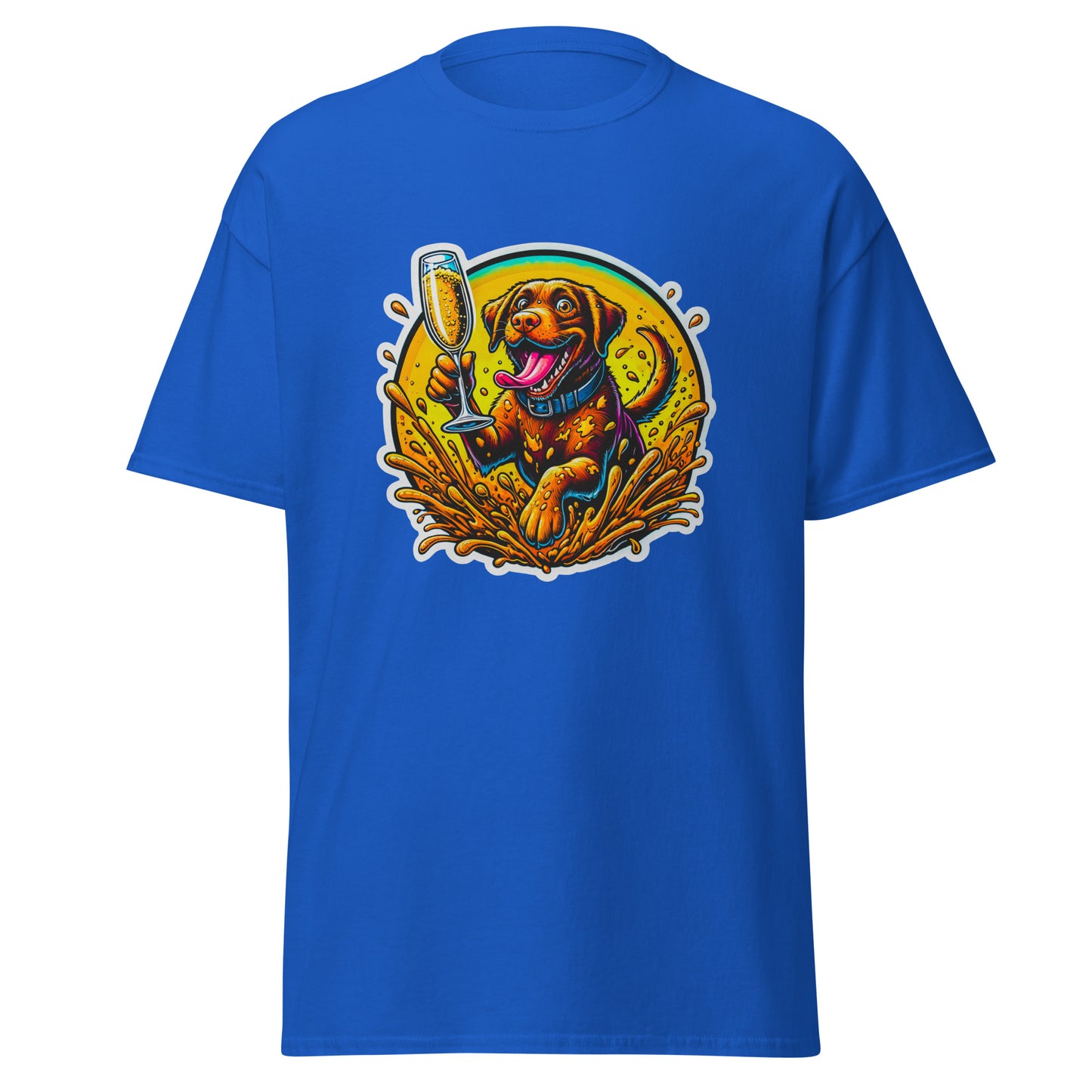"Dogs On Vacation"-Kollektion - Brown Labbi - Klassisches Unisex-T-Shirt - 13 verschiedene Farben