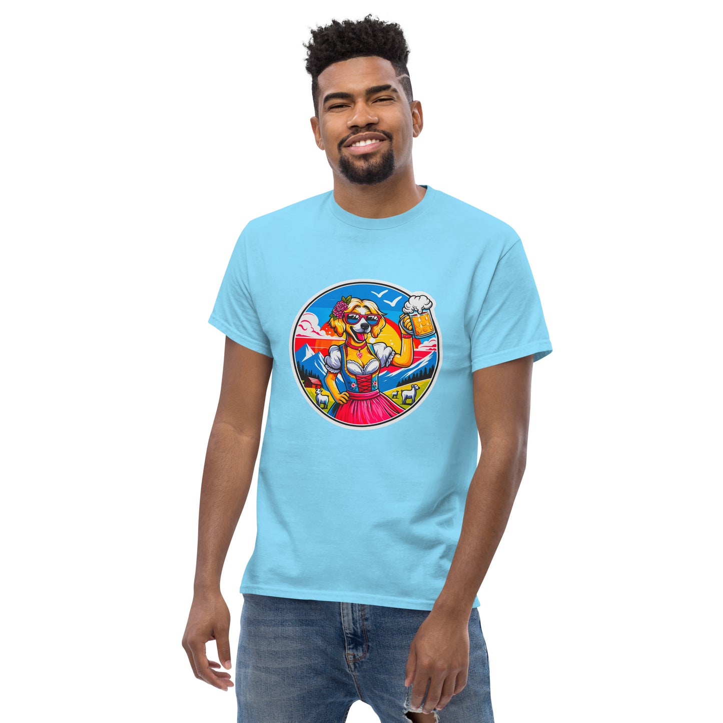 "Dogs On Vacation"-Kollektion - Blonde Havaneser (female) #2 - Klassisches Unisex-T-Shirt - 13 verschiedene Farben