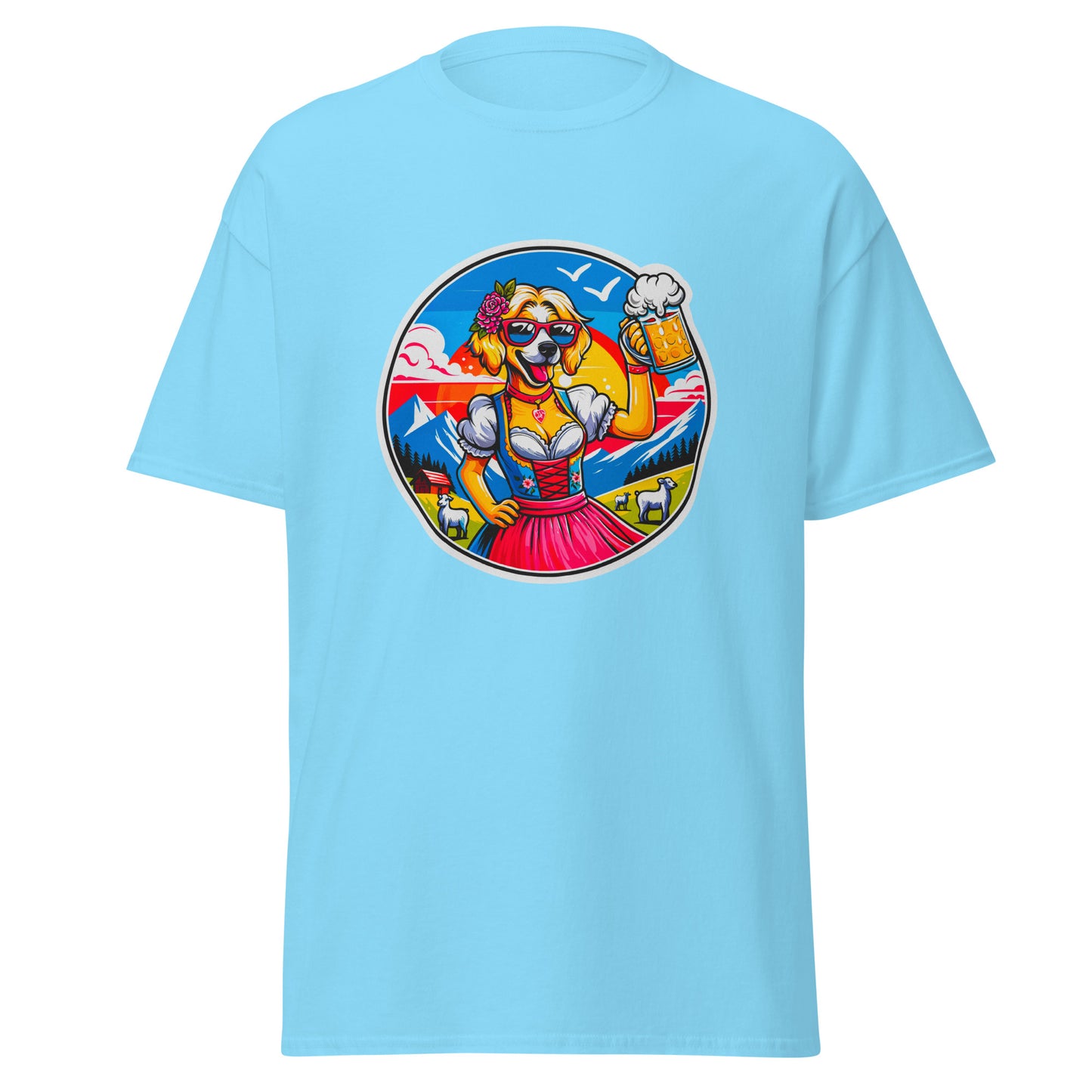"Dogs On Vacation"-Kollektion - Blonde Havaneser (female) #2 - Klassisches Unisex-T-Shirt - 13 verschiedene Farben