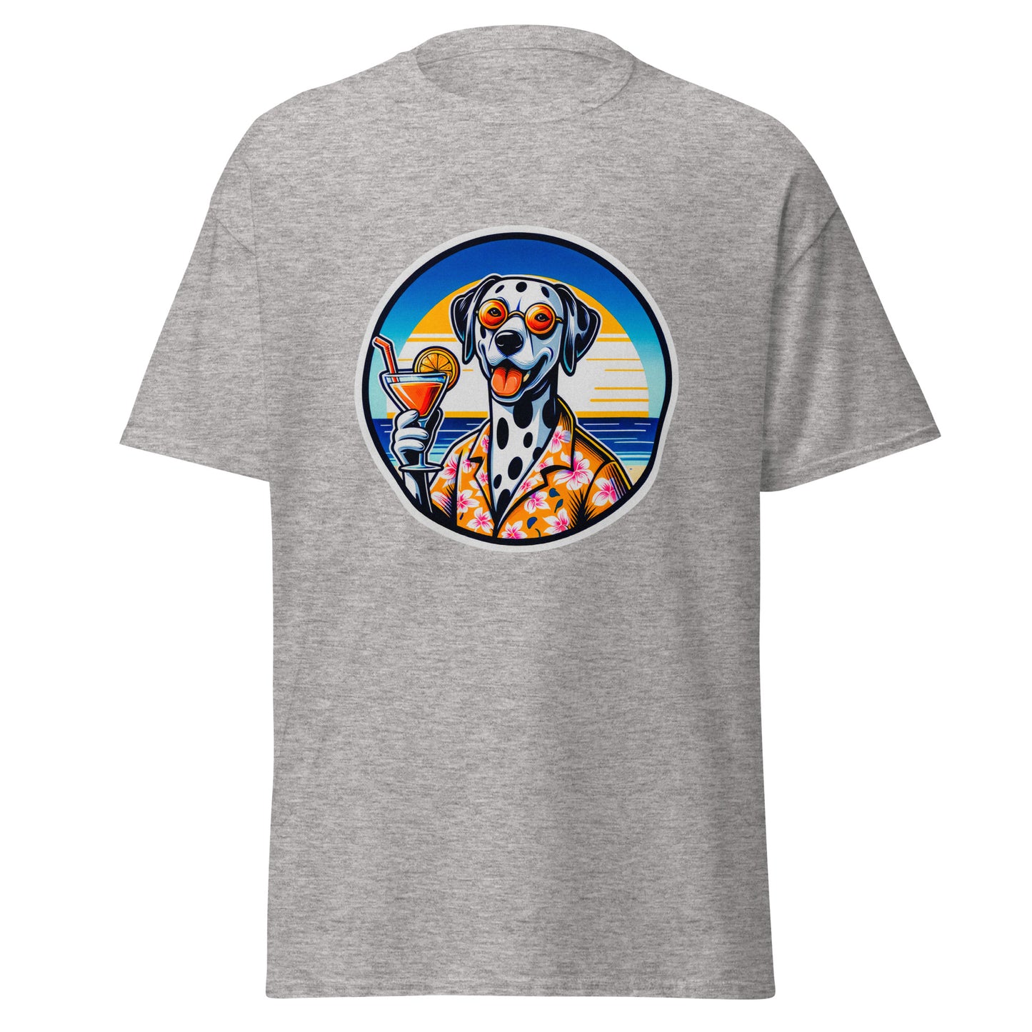 "Dogs On Vacation"-Kollektion - Dalmatiner - Klassisches Unisex-T-Shirt - 13 verschiedene Farben