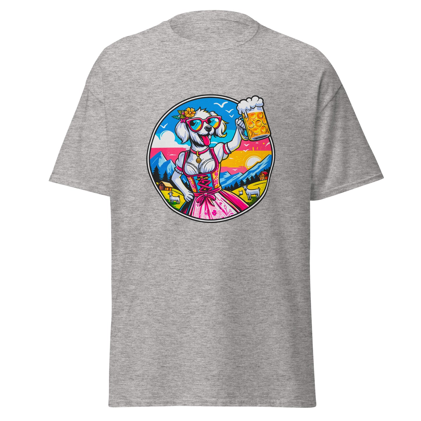 "Dogs On Vacation"-Kollektion - White Havaneser (female) - Klassisches Unisex-T-Shirt - 13 verschiedene Farben