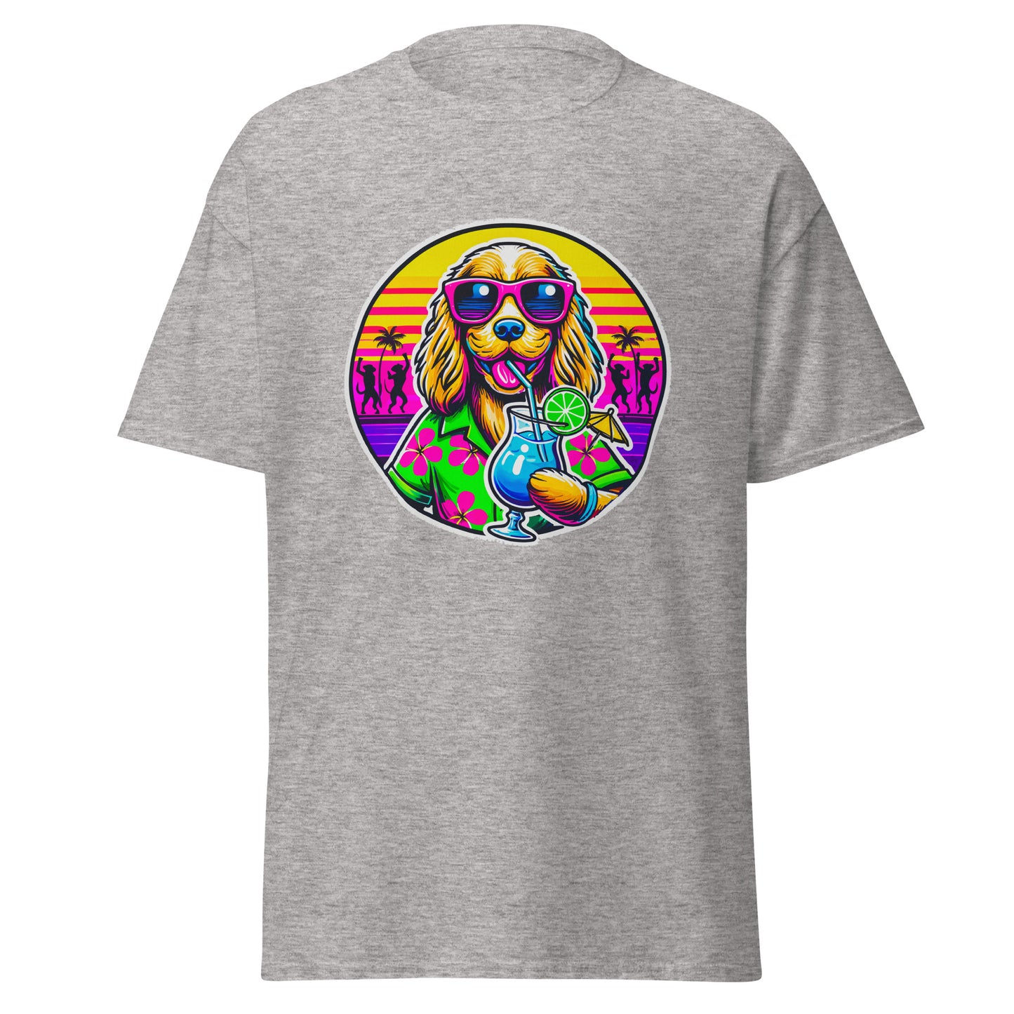 "Dogs On Vacation"-Kollektion - Cocker-Spaniel - Klassisches Unisex-T-Shirt - 13 verschiedene Farben