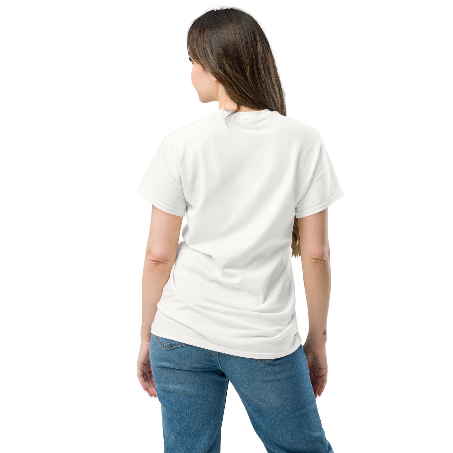 "Playing dogs" - Klassisches Unisex-T-Shirt - Weiß