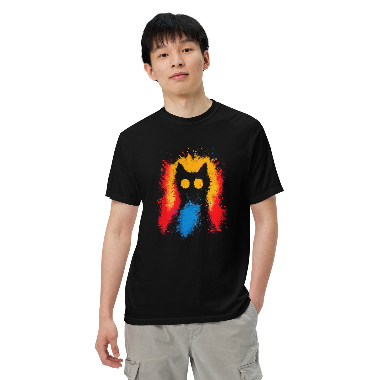 Halloween-Kollektion 2024 - No. 09 - Schweres textilgefärbtes Unisex-T-Shirt - in 3 Farben