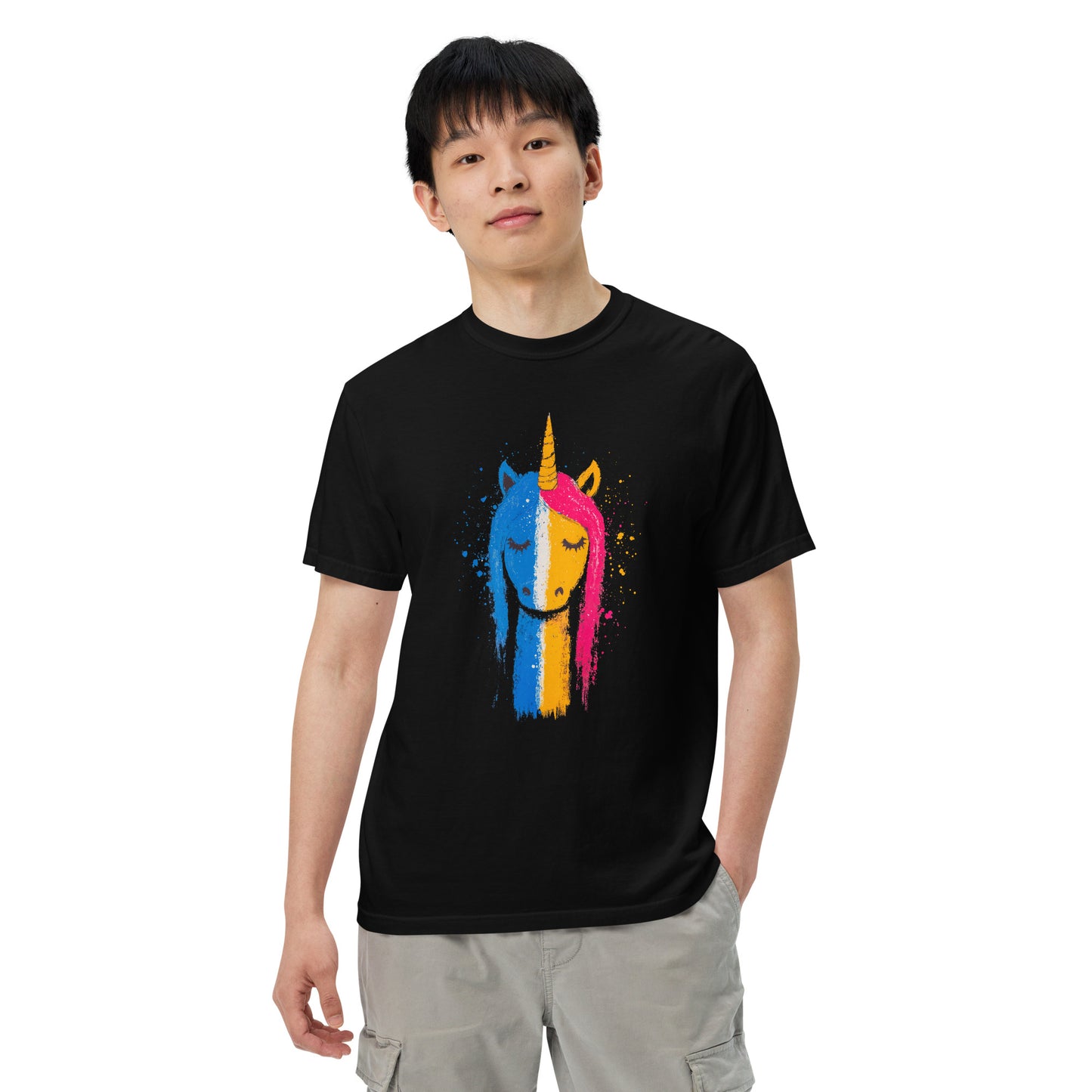Halloween-Kollektion 2024 - No. 22 - Schweres textilgefärbtes Unisex-T-Shirt - in 3 Farben