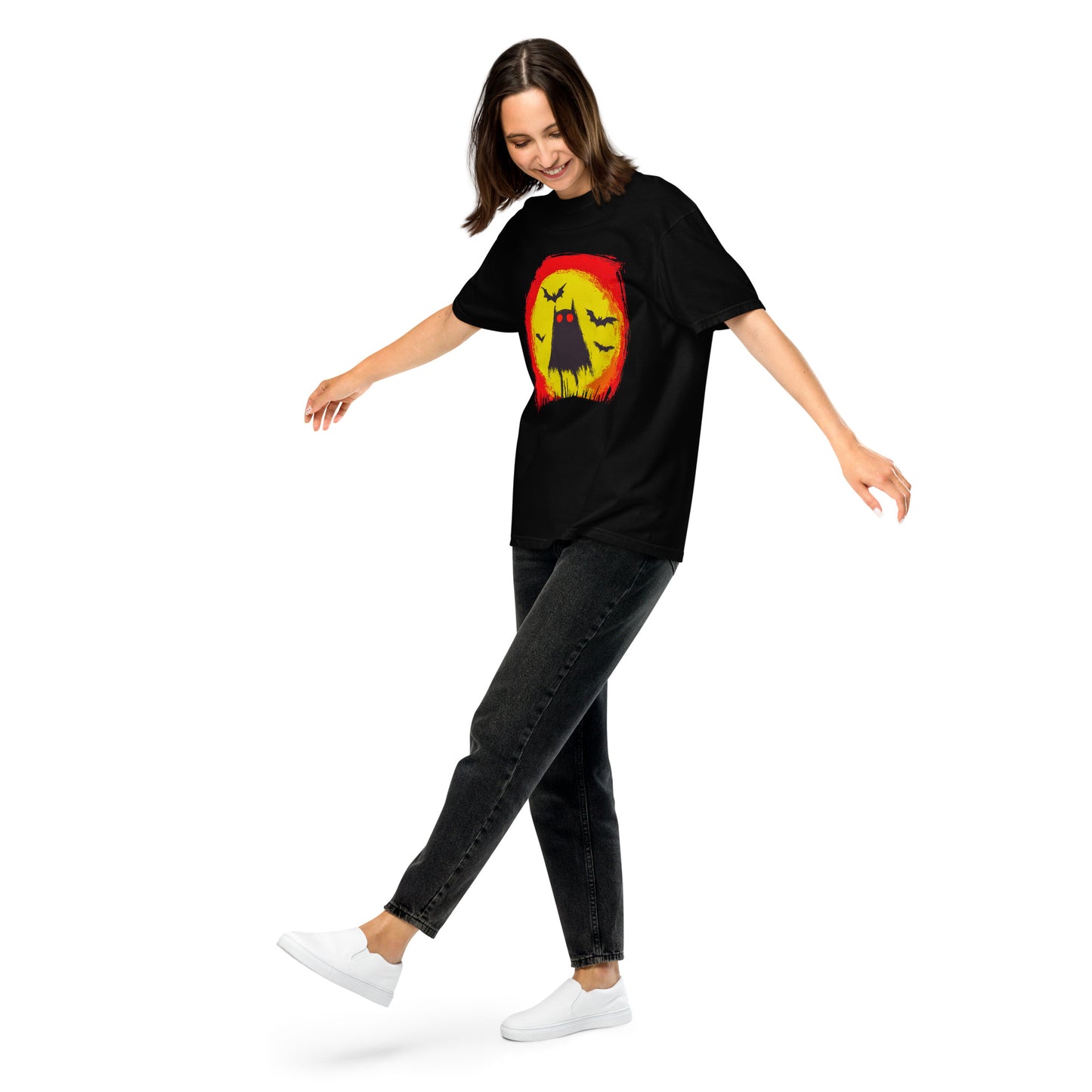 Halloween-Kollektion 2024 - No. 06 - Schweres textilgefärbtes Unisex-T-Shirt - in 3 Farben
