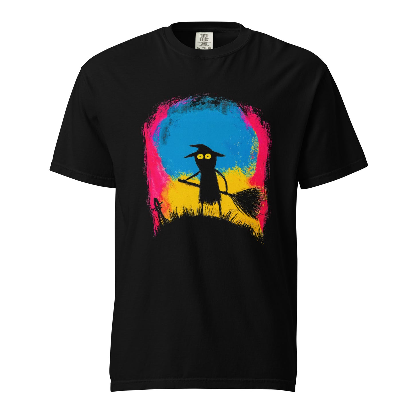 Halloween-Kollektion 2024 - No. 12 - Schweres textilgefärbtes Unisex-T-Shirt - in 3 Farben