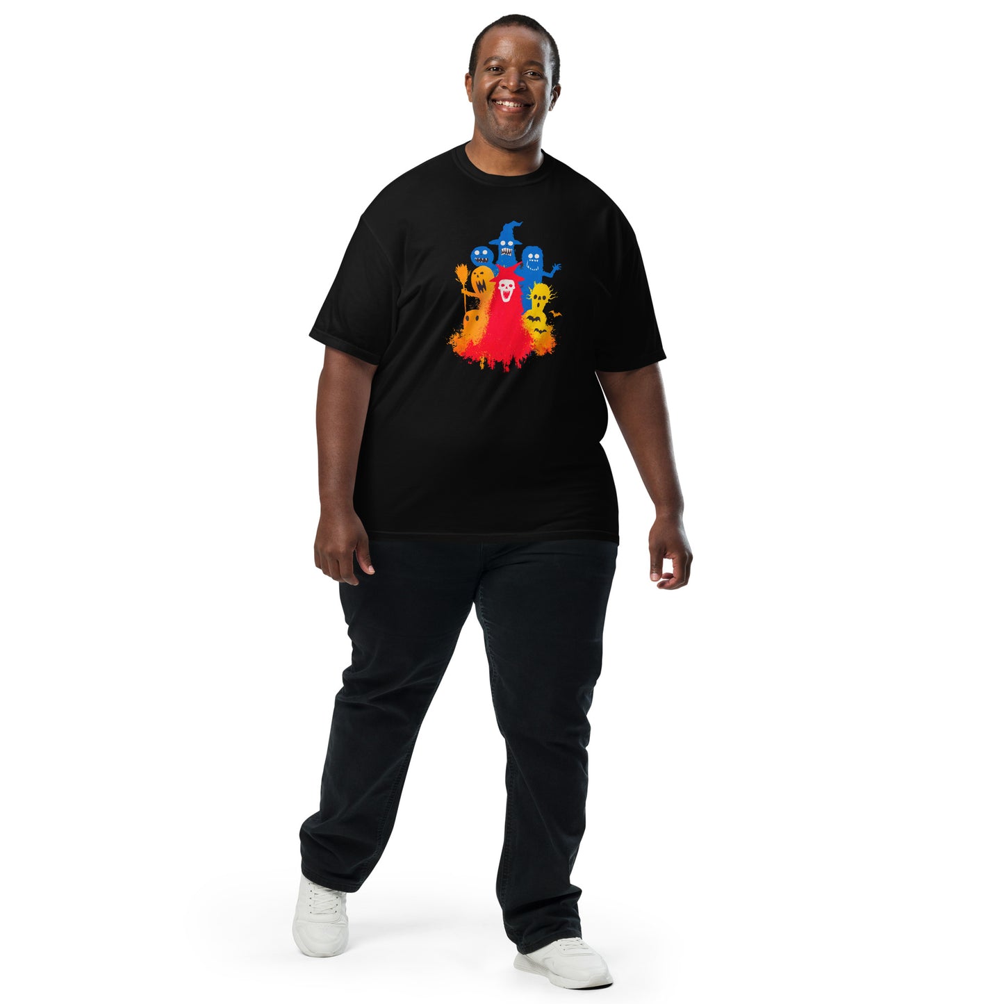 Halloween-Kollektion 2024 - No. 25 - Schweres textilgefärbtes Unisex-T-Shirt - in 3 Farben