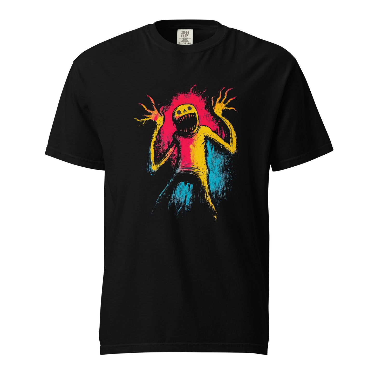 Halloween-Kollektion 2024 - No. 26 - Schweres textilgefärbtes Unisex-T-Shirt - in 3 Farben