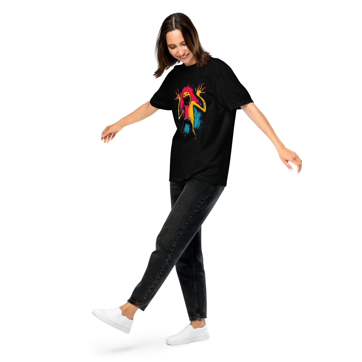 Halloween-Kollektion 2024 - No. 26 - Schweres textilgefärbtes Unisex-T-Shirt - in 3 Farben
