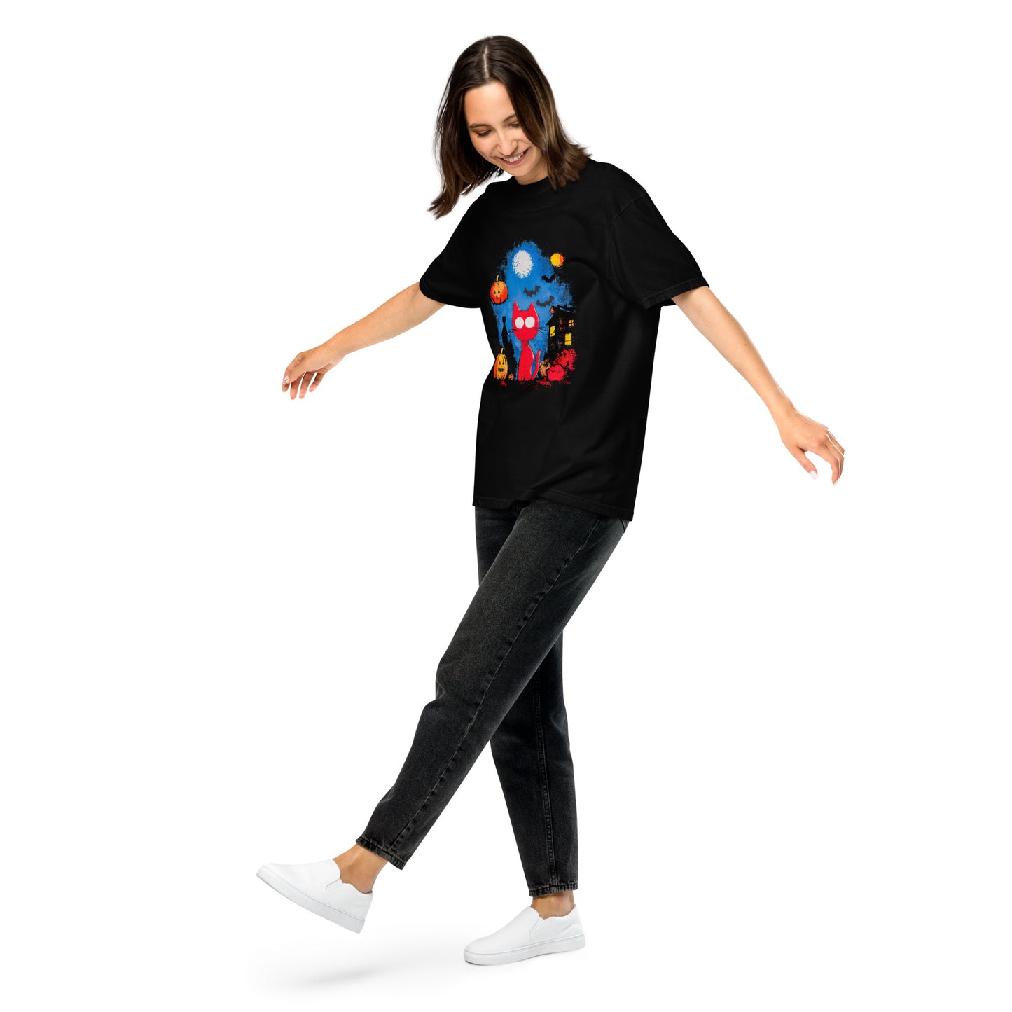 Halloween-Kollektion 2024 - No. 27 - Schweres textilgefärbtes Unisex-T-Shirt - in 3 Farben