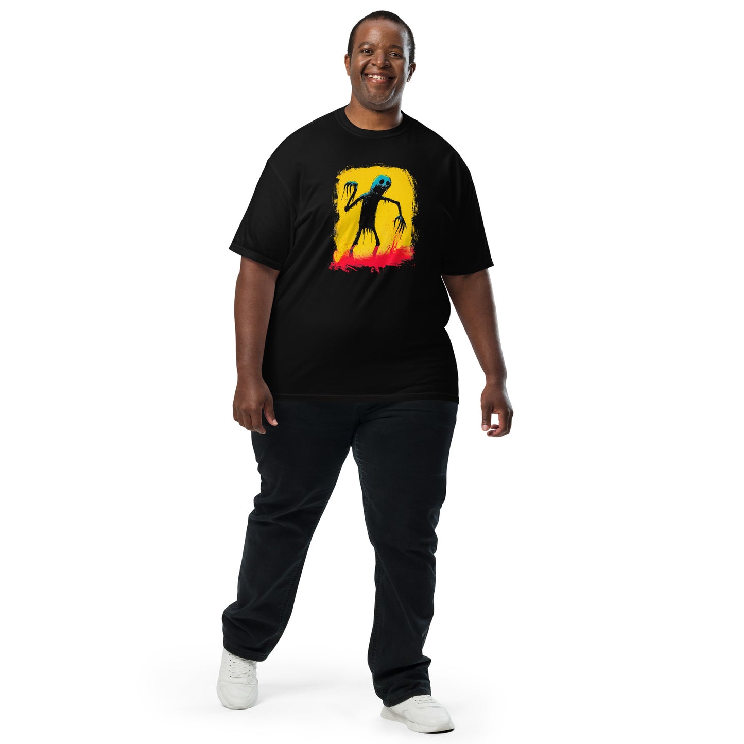 Halloween-Kollektion 2024 - No. 32 - Schweres textilgefärbtes Unisex-T-Shirt - in 3 Farben